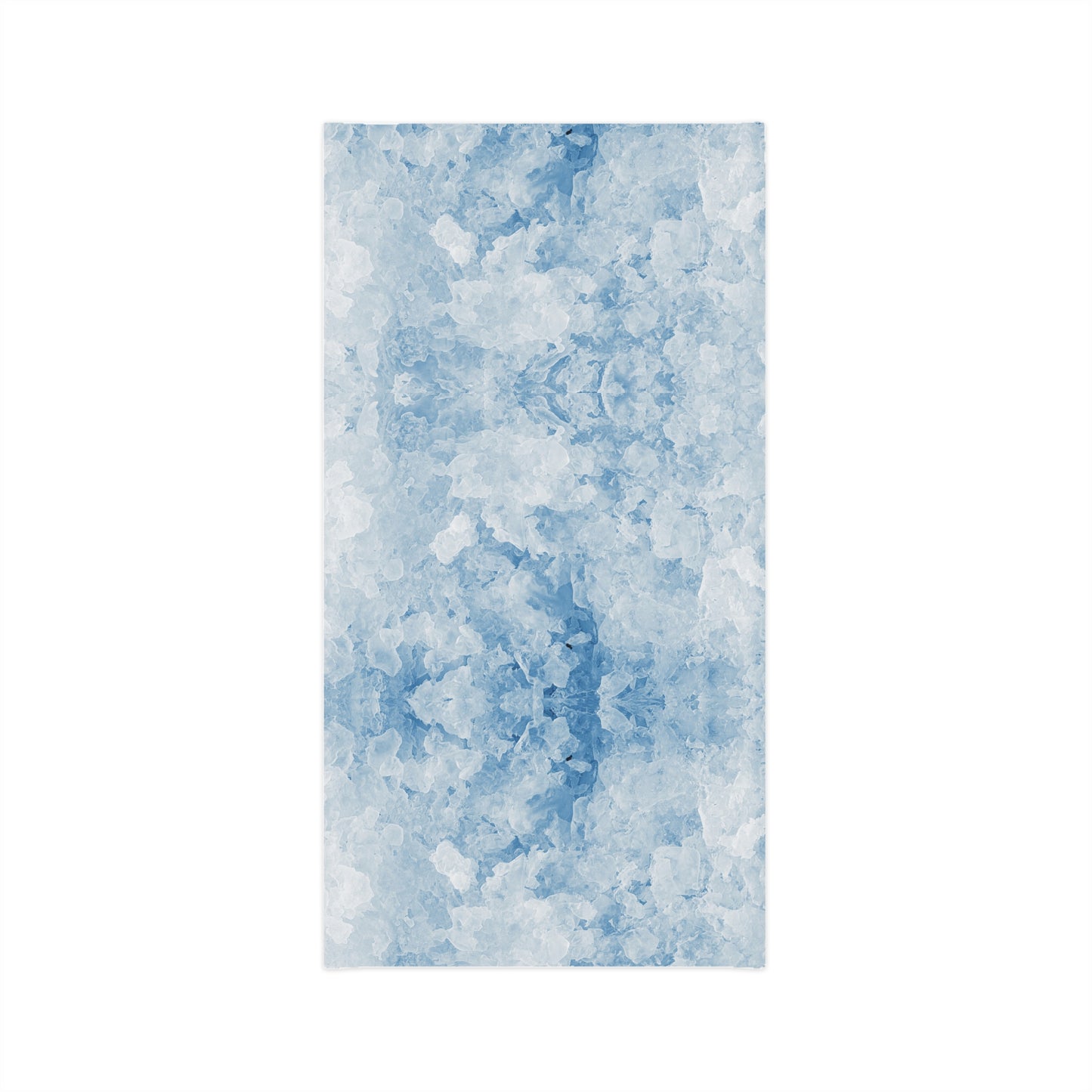 Tube Scarf - Light Blue Abstract Pattern