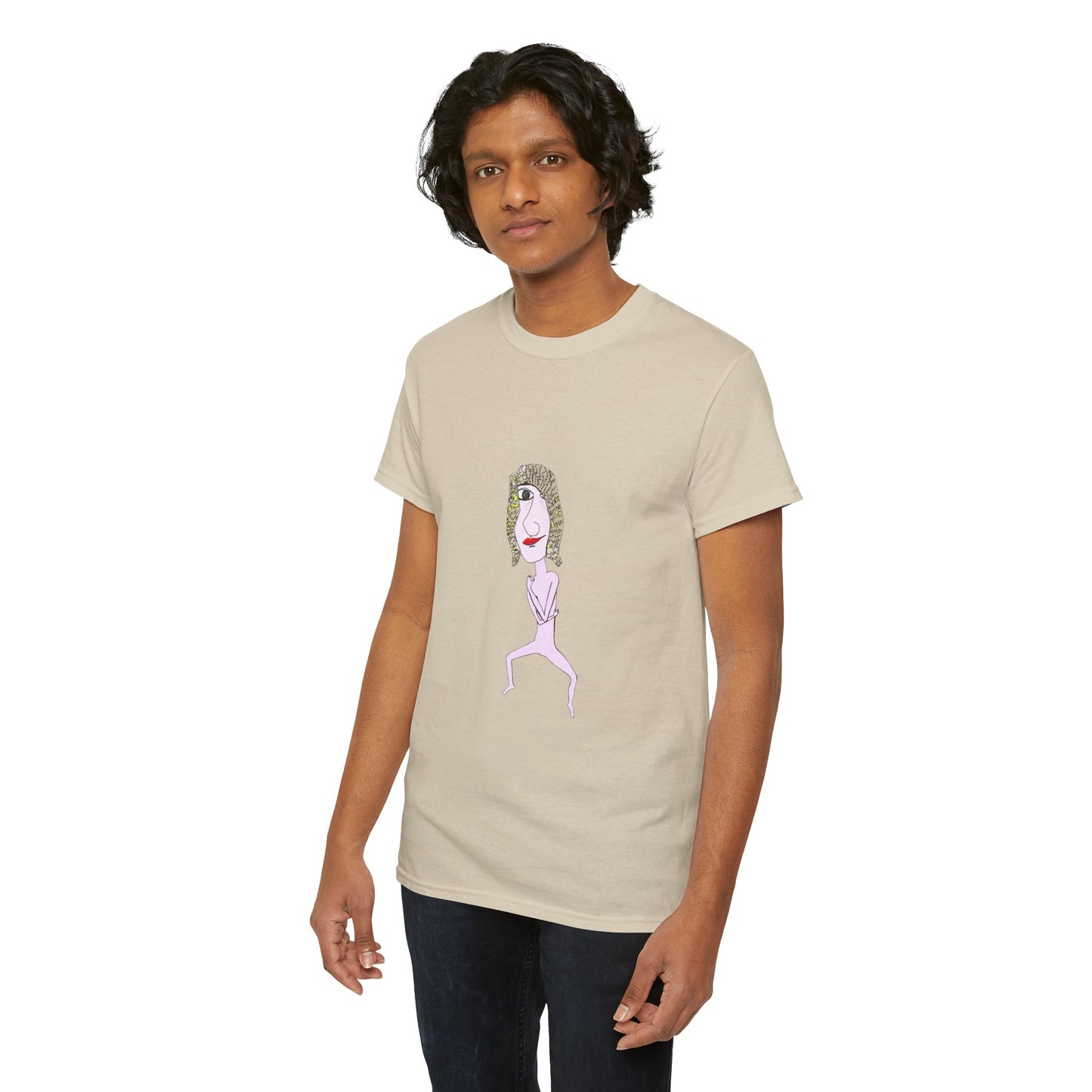 Hair Dude Graphic T-Shirt – Unisex Cotton Casual Tee