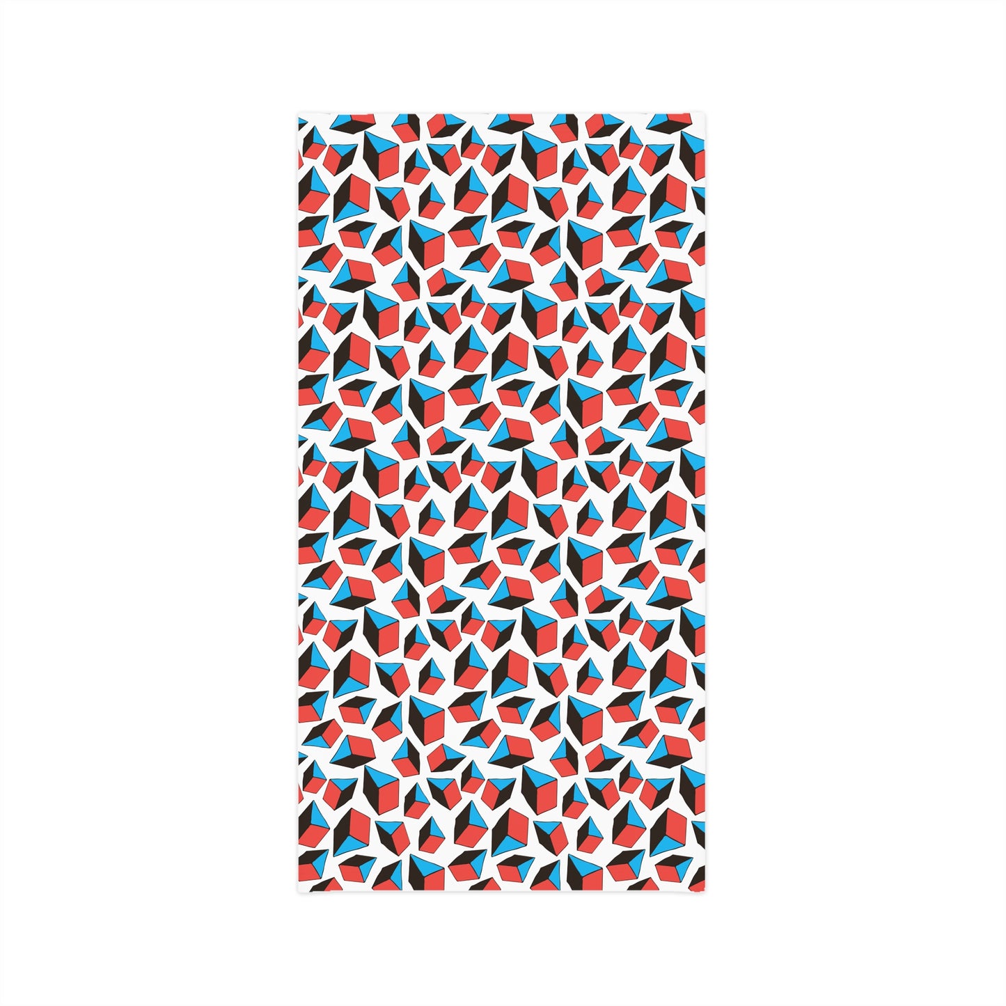 Tube Scarf - Geometric Shapes Pattern