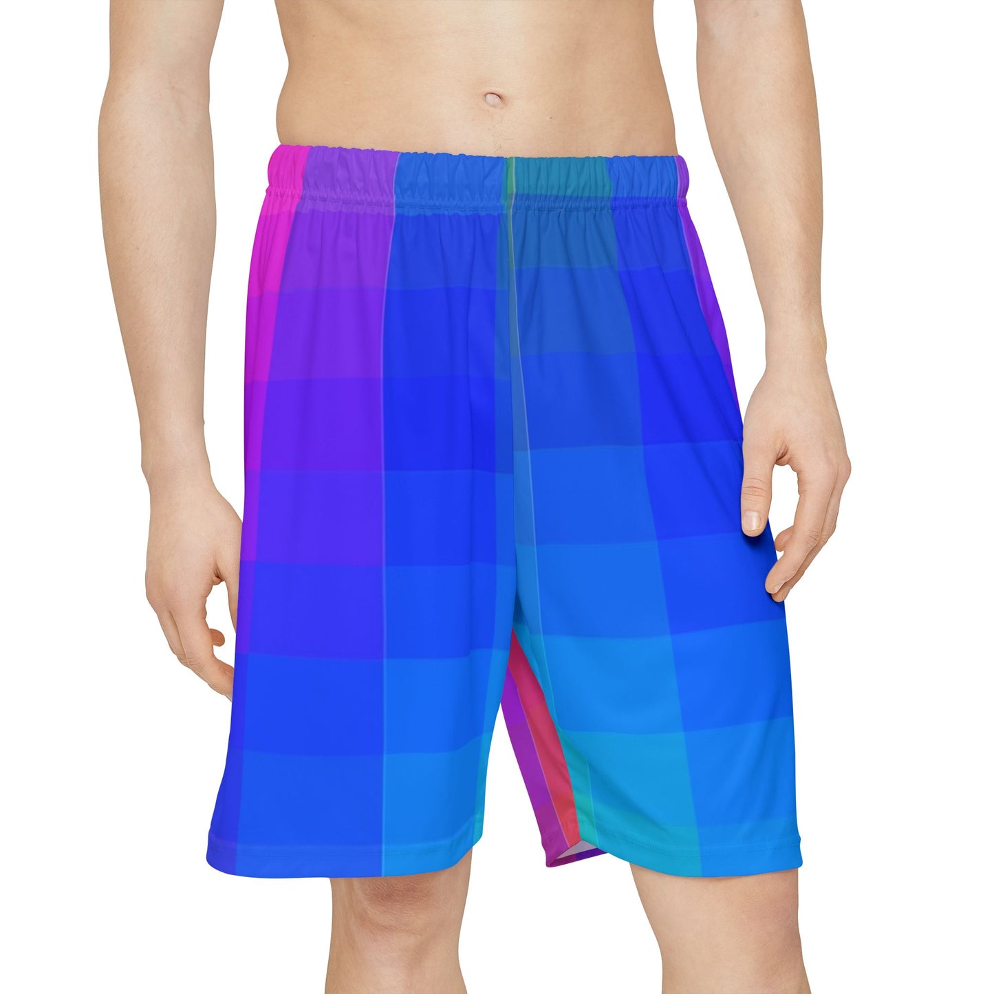 8-bit Rainbow Men’s Shorts