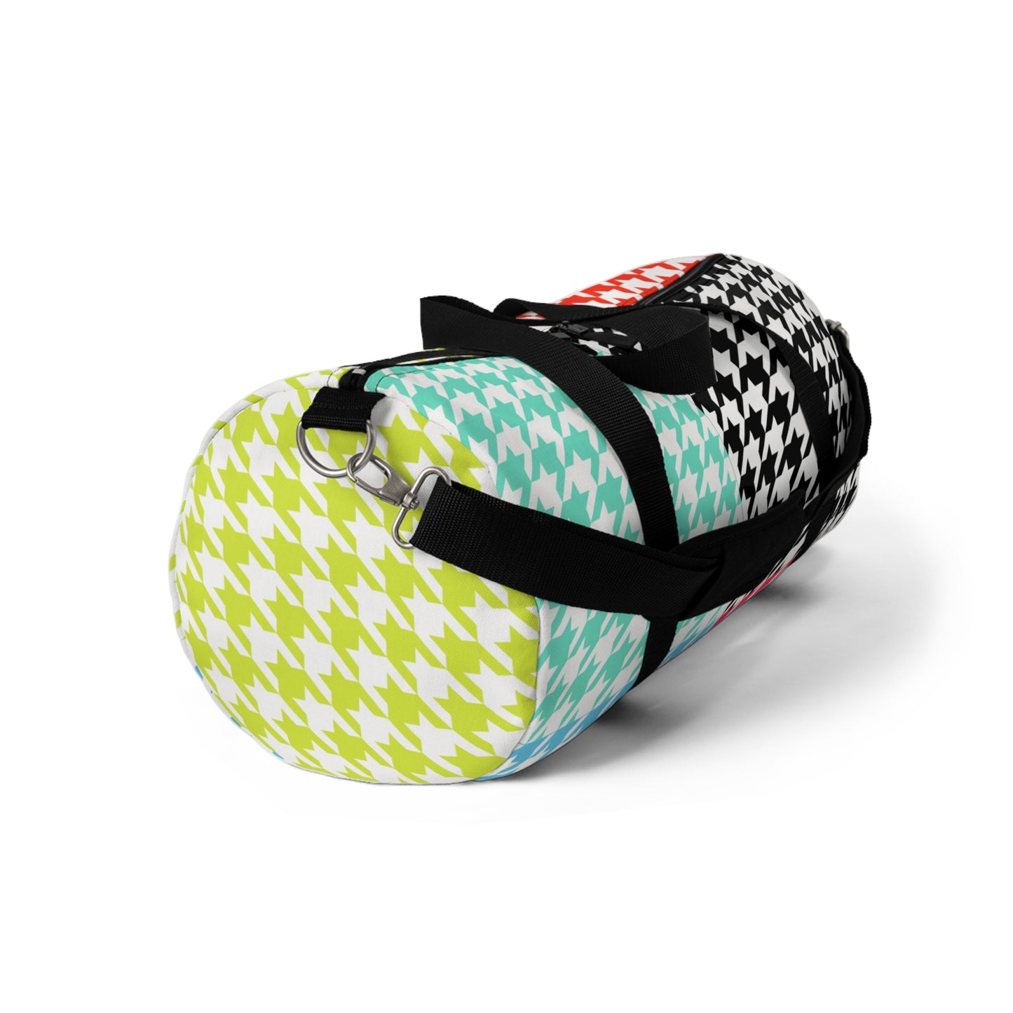 Retro Pop Houndstooth Duffel Bag