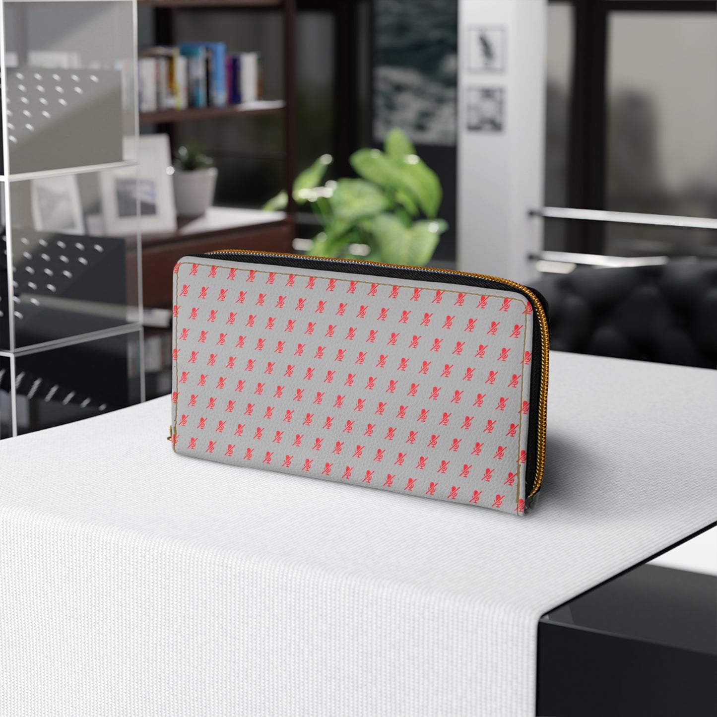 Mic Off Zipper Wallet