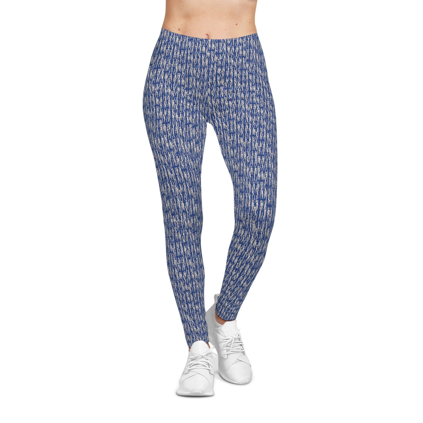 Model front view wearing Running Out Women’s Casual Leggings with sneakers