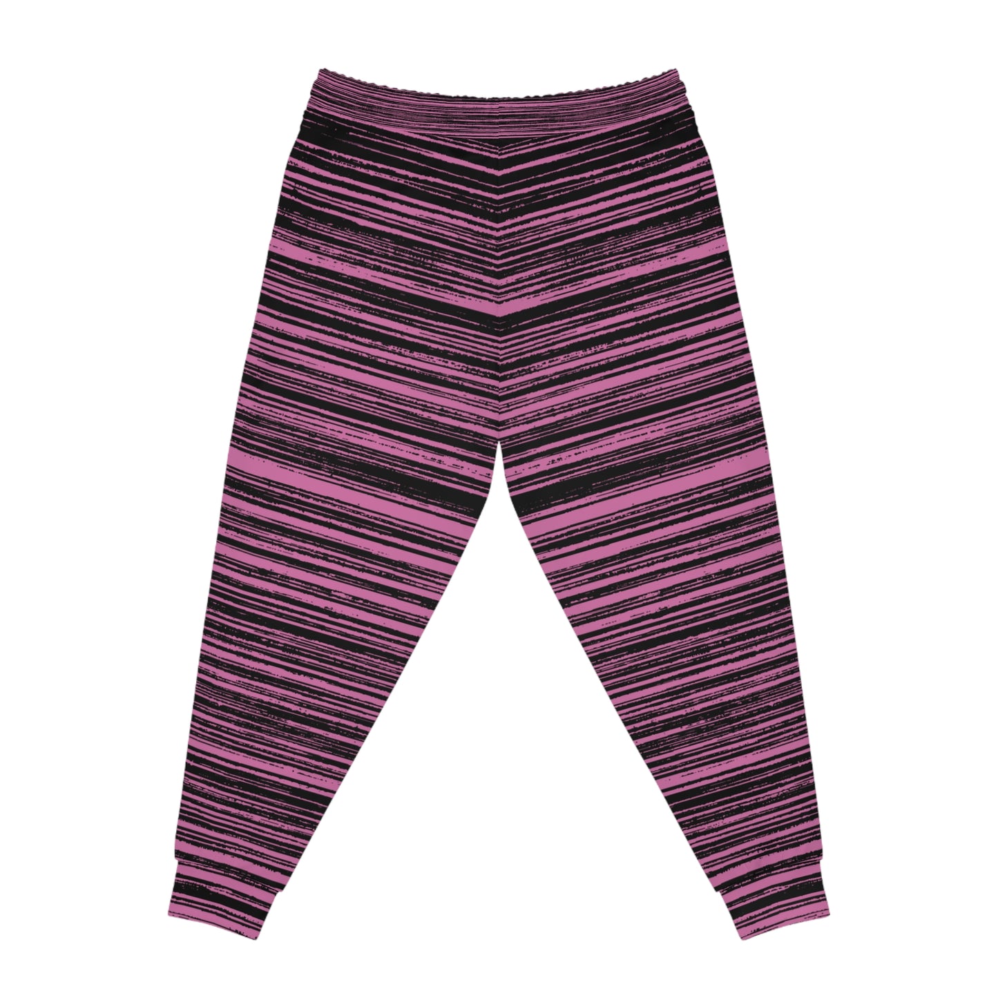 Black and Pink Striped Joggers