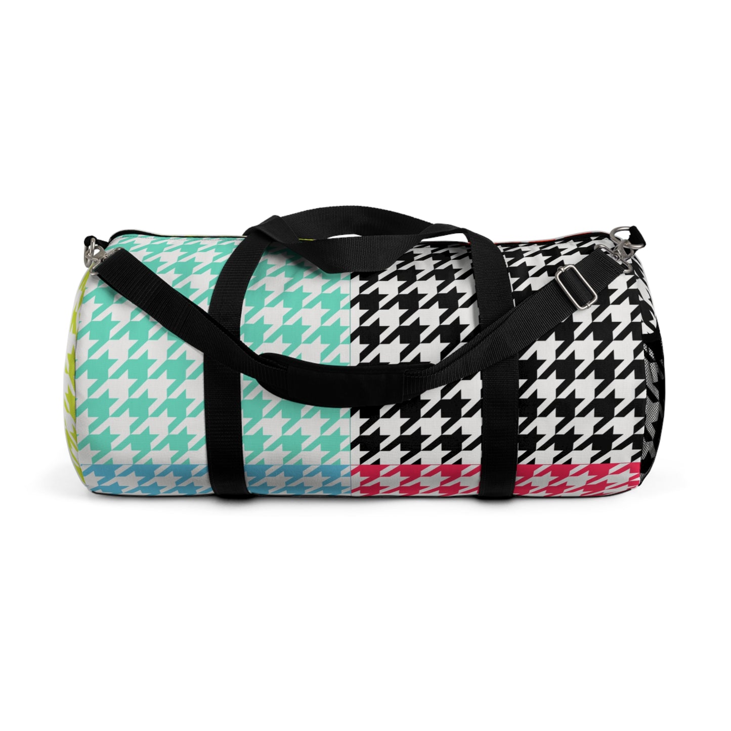 Retro Pop Houndstooth Duffel Bag