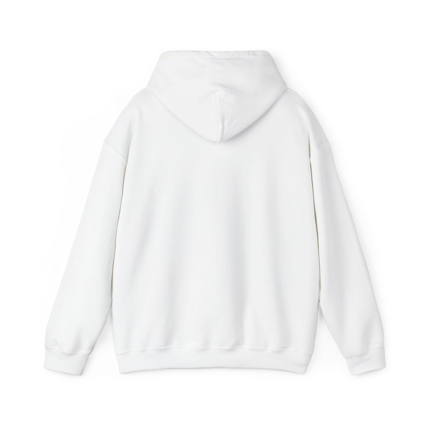 Back view of white Tree Hoodie flat lay