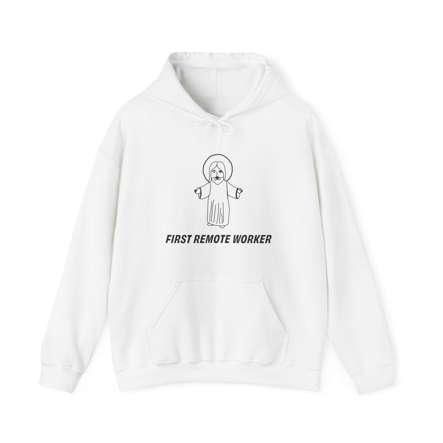First Remote Worker Hoodie – Work From Home Unisex Hoodie