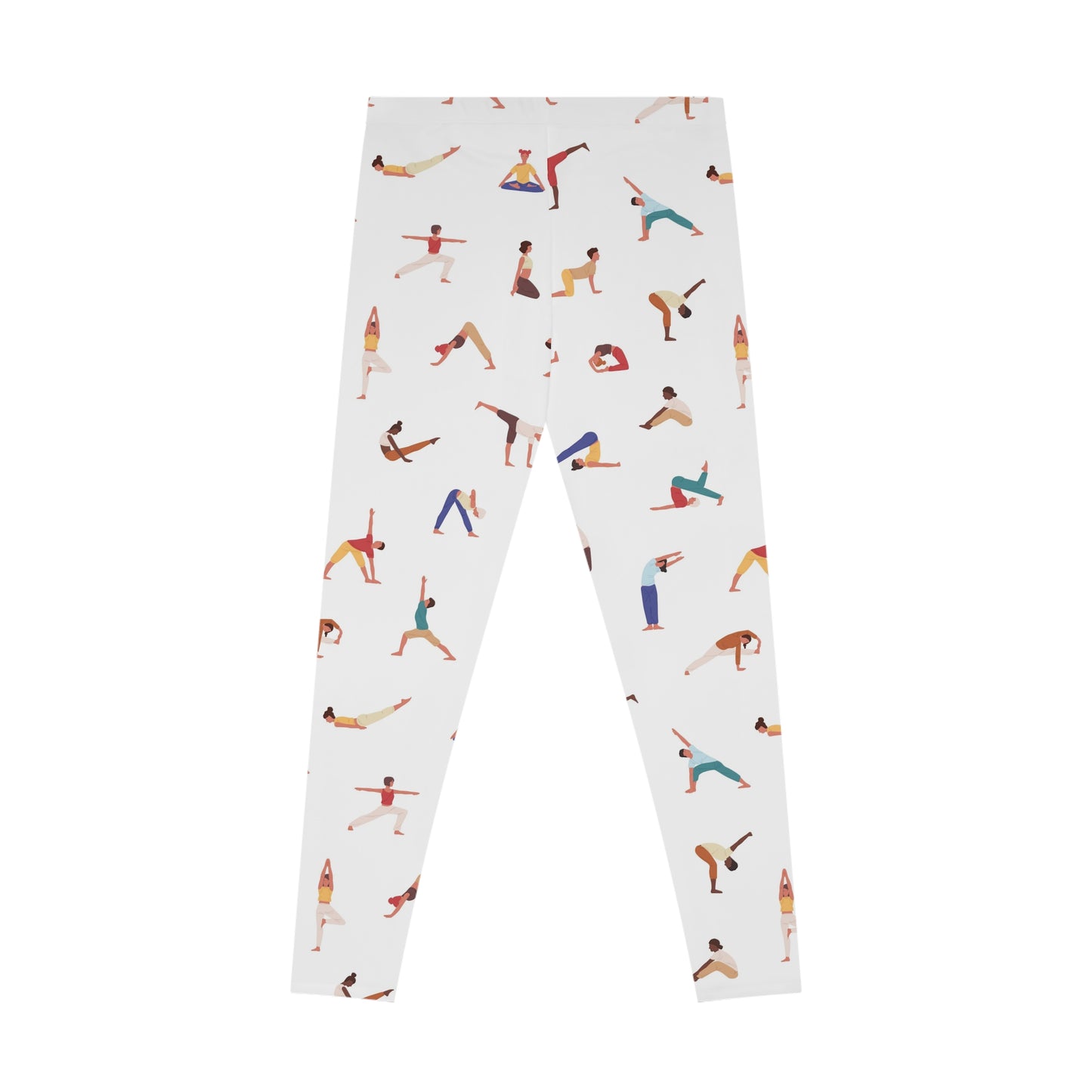 Back view of Yogini Leggings showcasing all-over yogini pose design.
