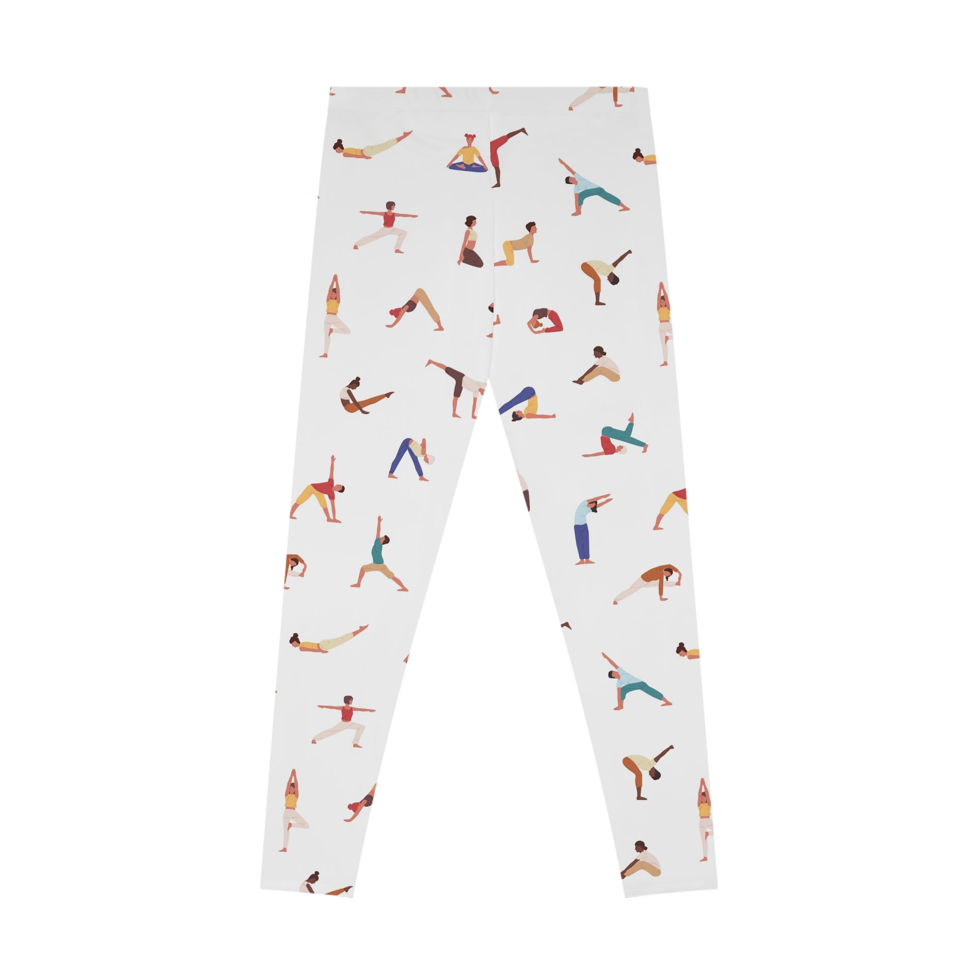 Back view of Yogini Leggings showcasing all-over yogini pose design.