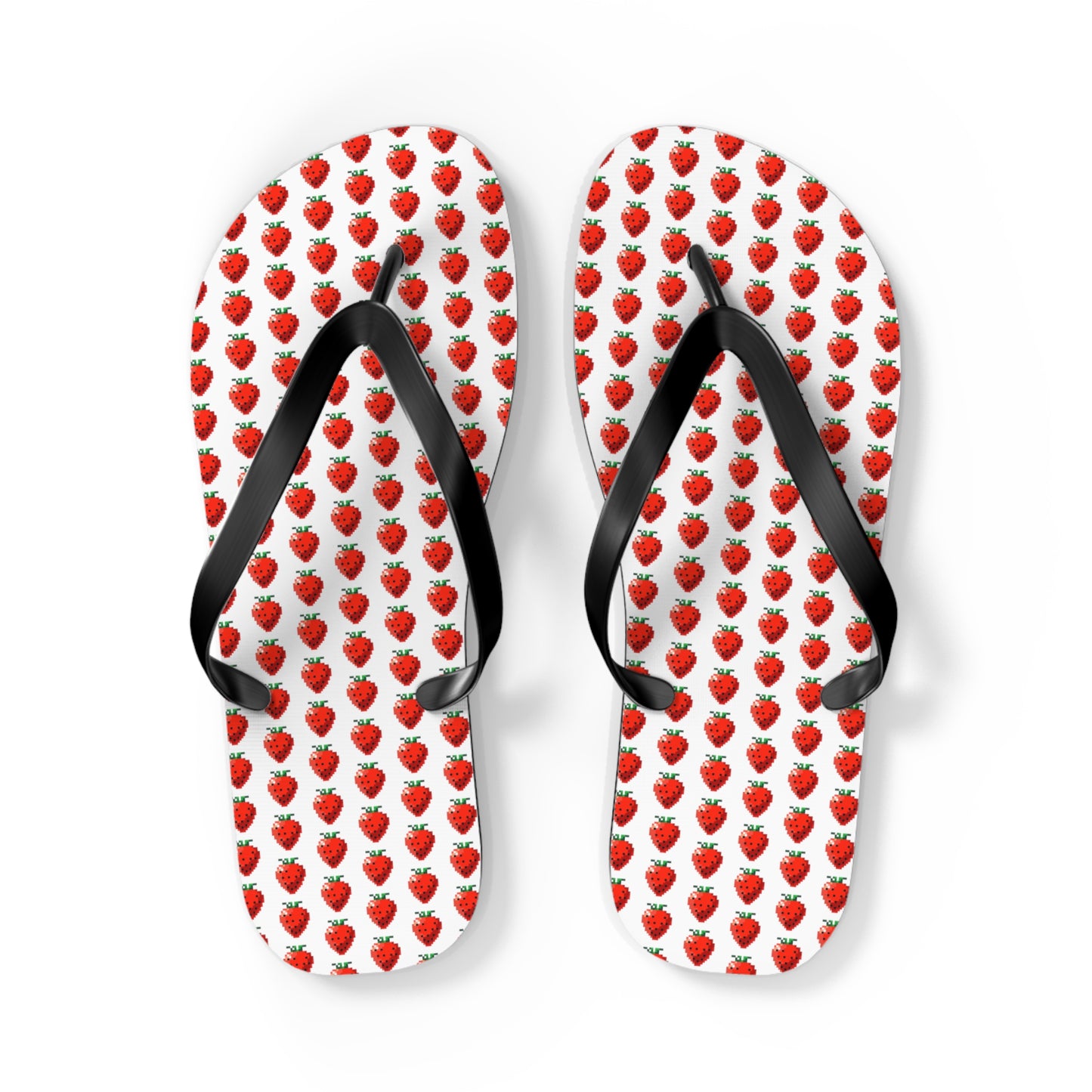 8-bit Strawberry Flip Flops