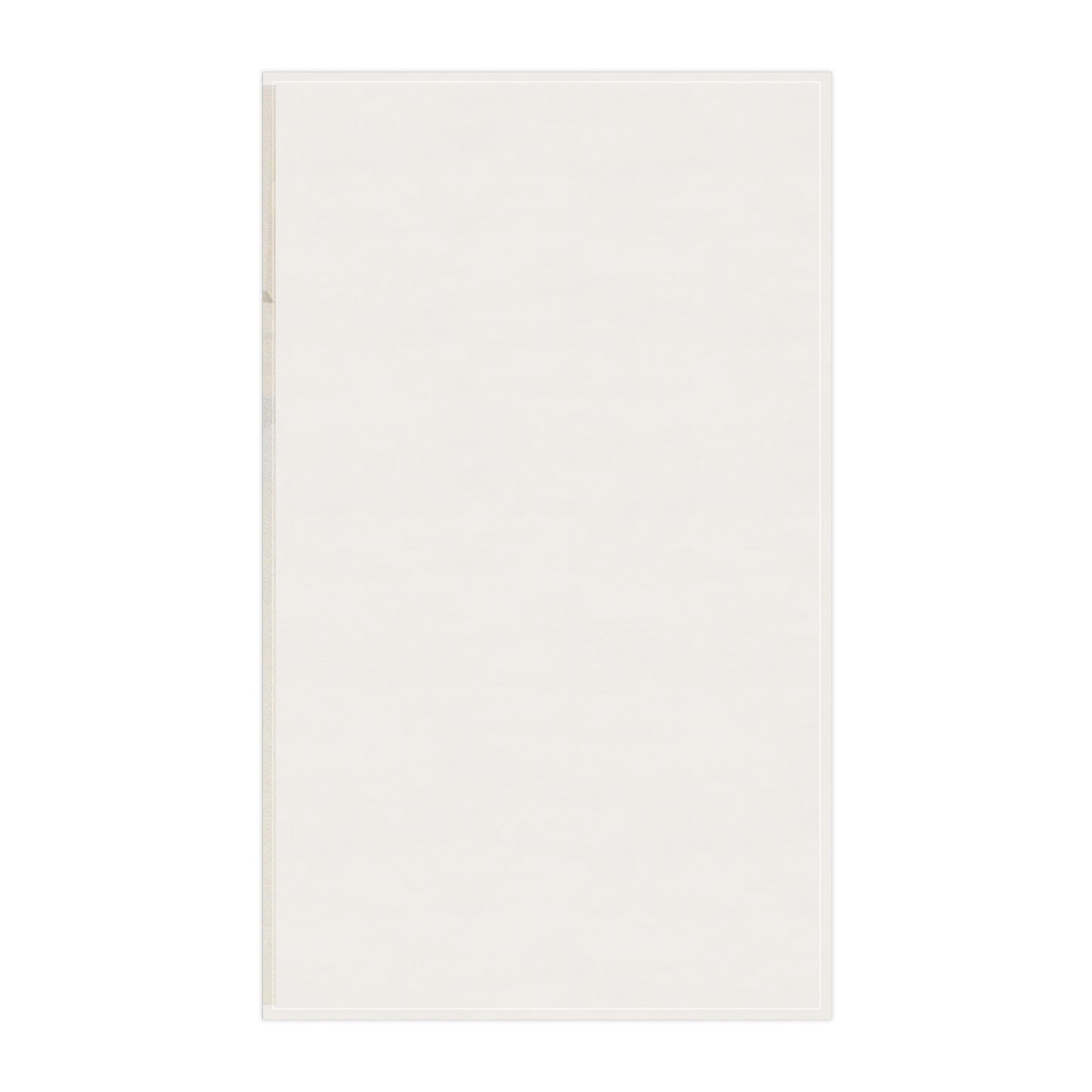 Plain cotton twill towel mockup for the Morenita Kitchen Towel product.
