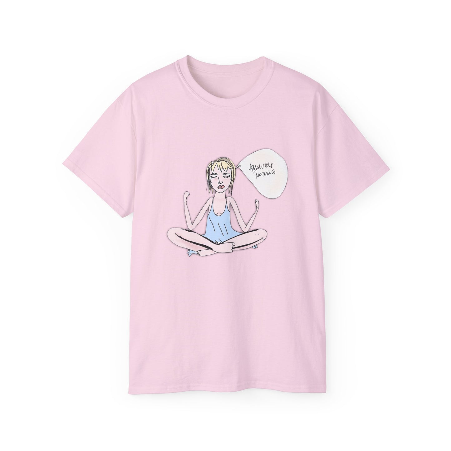 Pink Log Out graphic T-shirt product image
