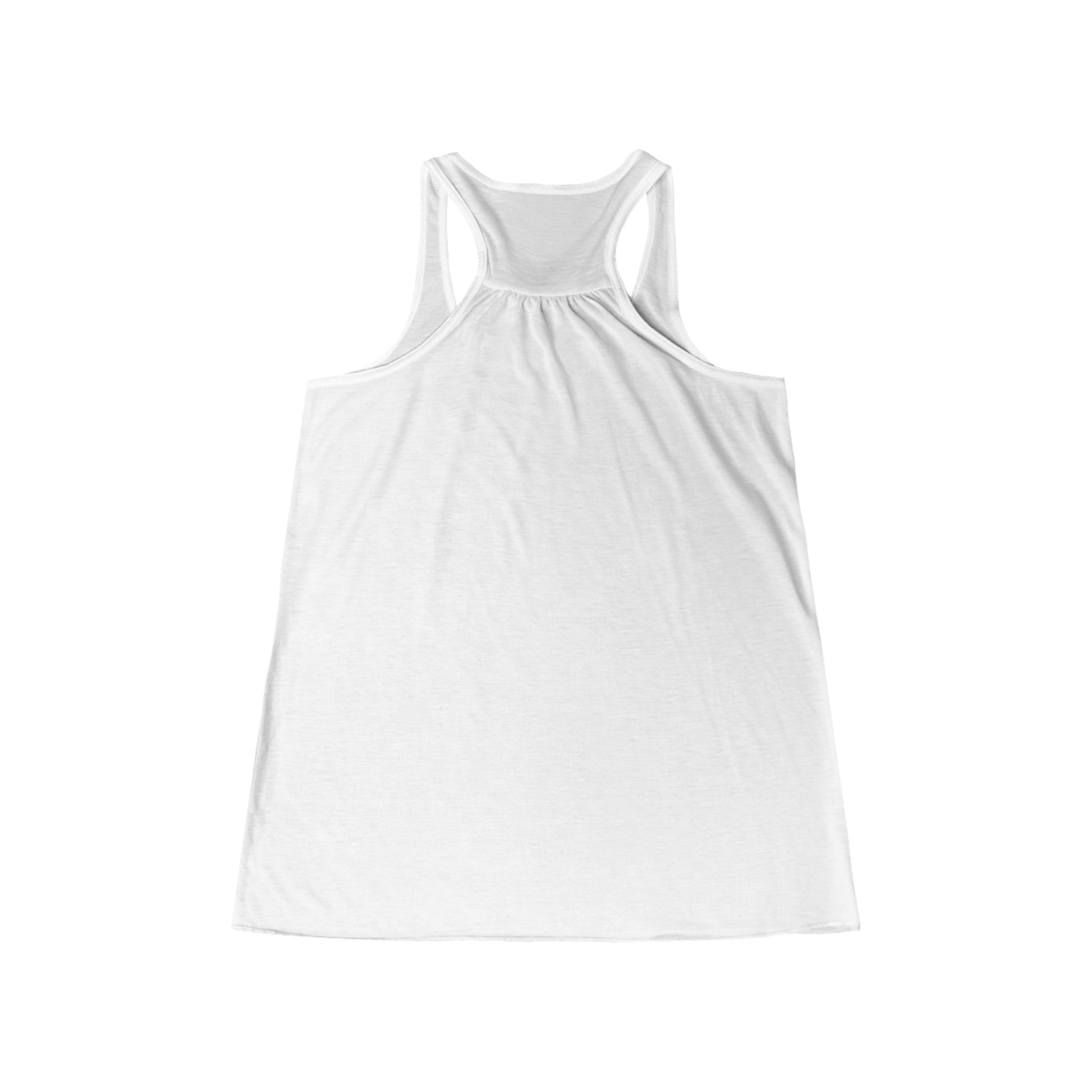 White Juicy Lips Tank racerback back view
