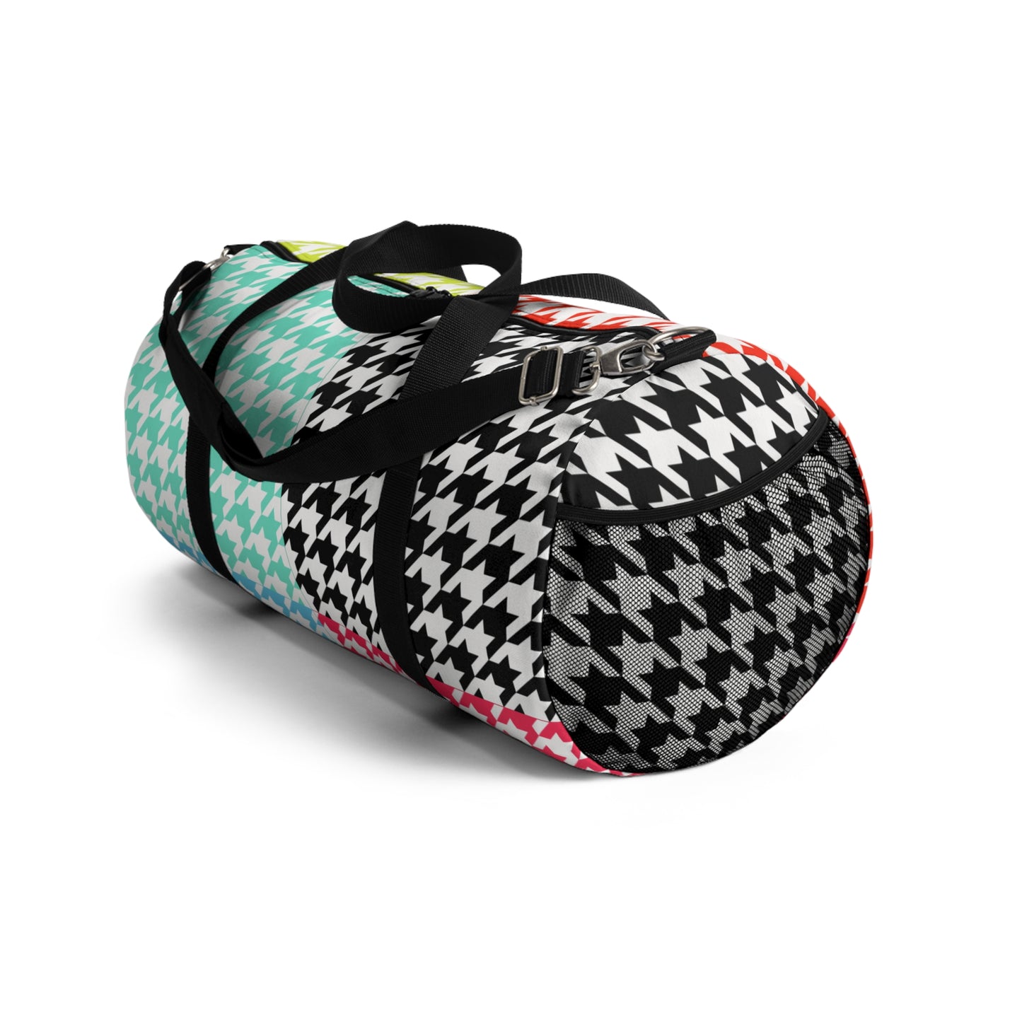 Retro Pop Houndstooth Duffel Bag