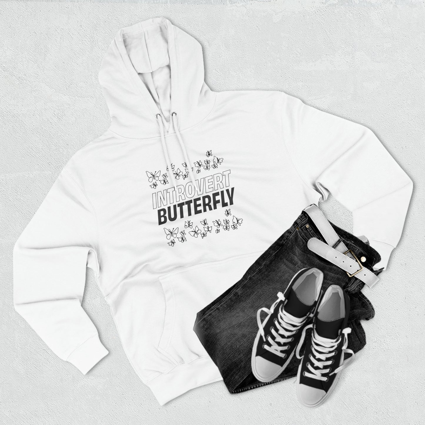 Introvert Butterfly Hoodie