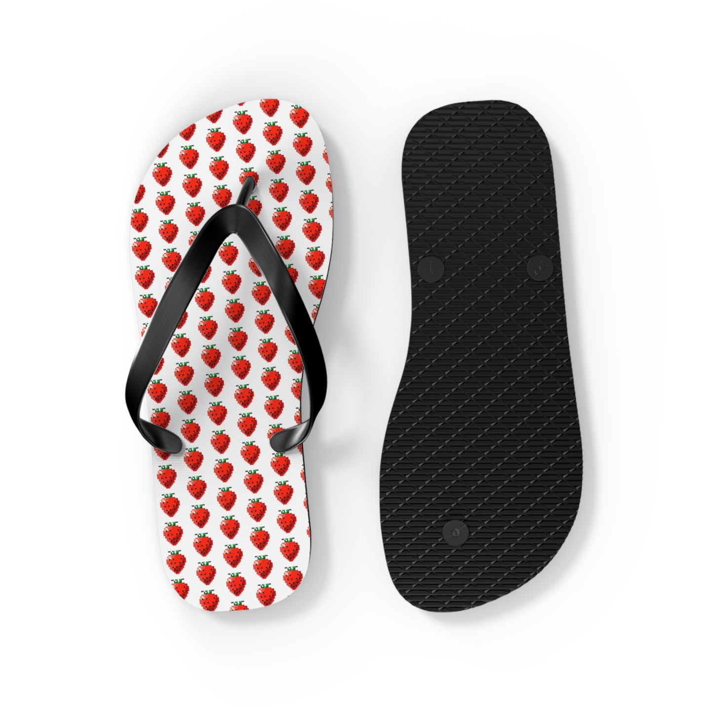 8-bit Strawberry Flip Flops