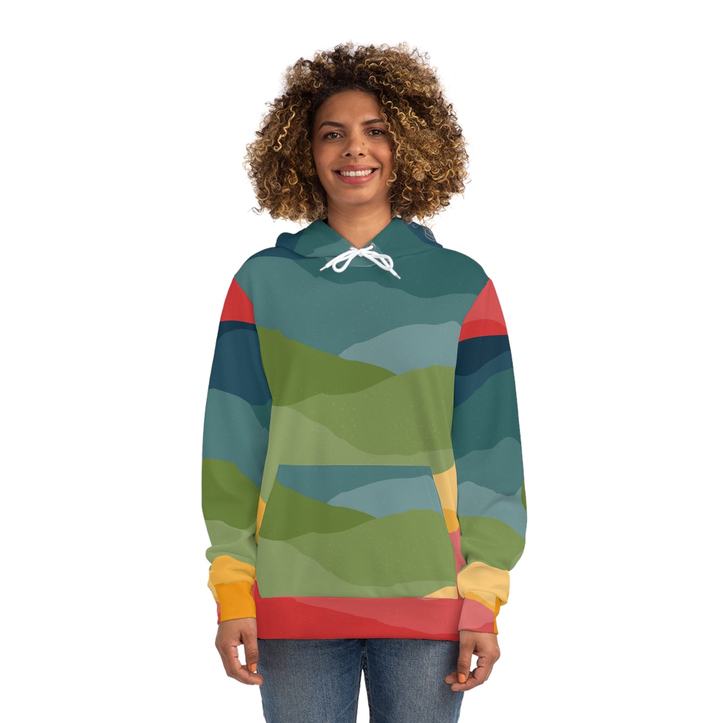 Colored Layers Unisex Hoodie