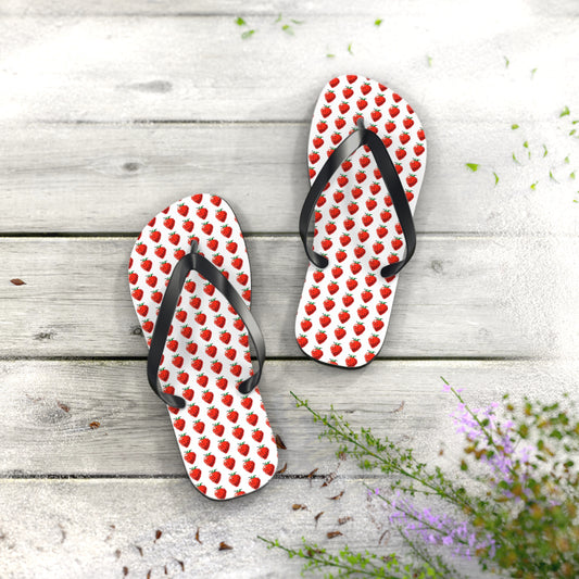 8-bit Strawberry Flip Flops