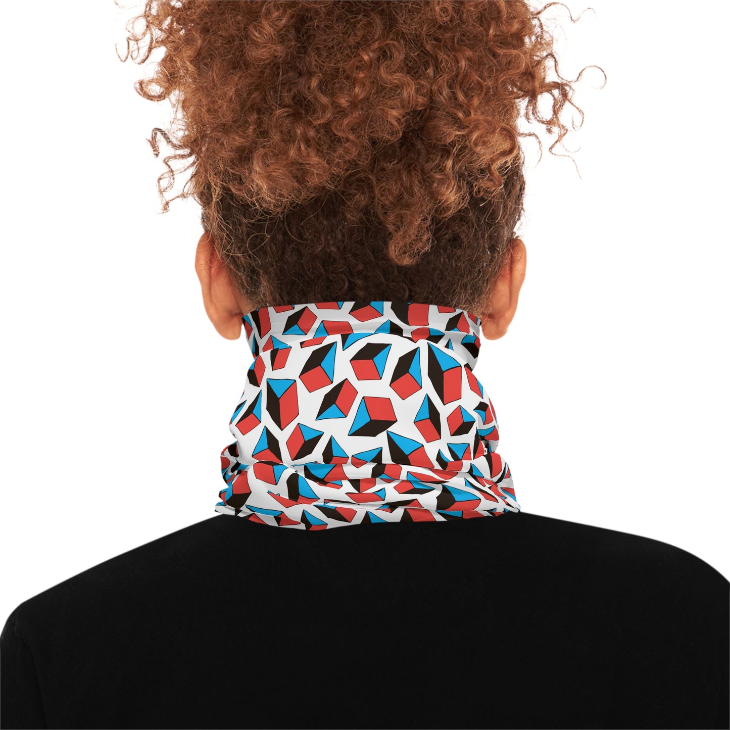 Tube Scarf - Geometric Shapes Pattern