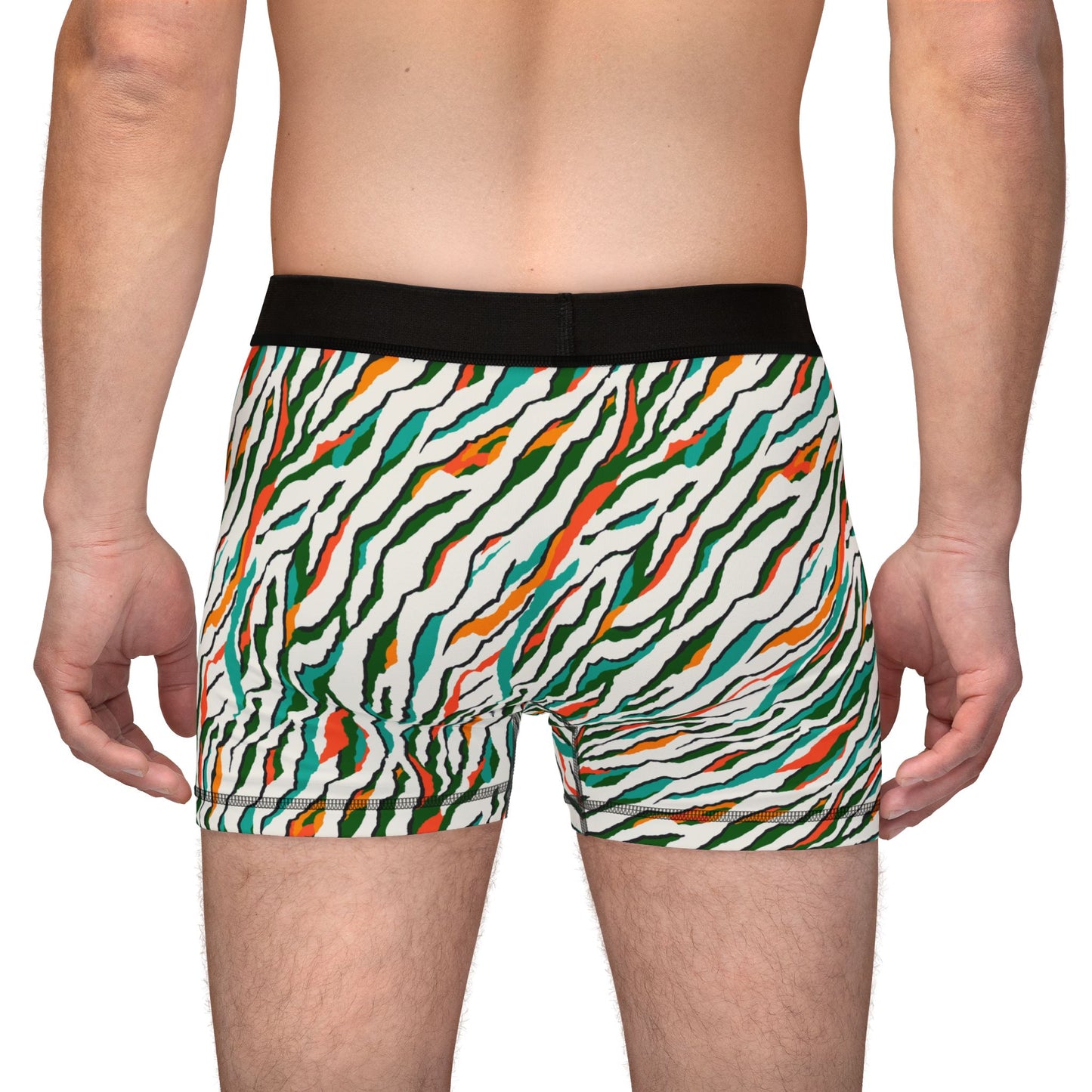 Colored Zebra Men's Boxers