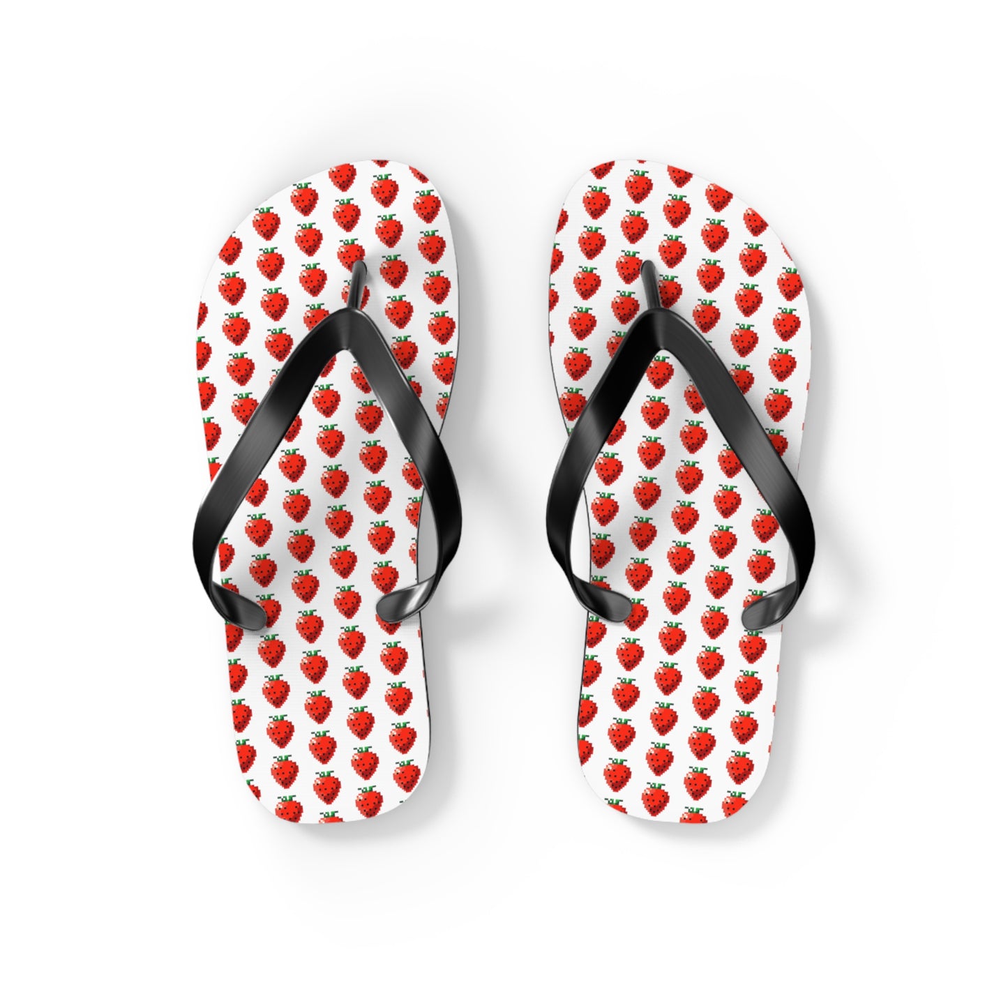 8-bit Strawberry Flip Flops