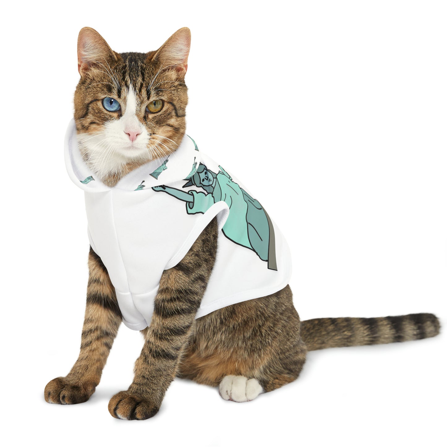 Lady Liberty Pet Hoodie