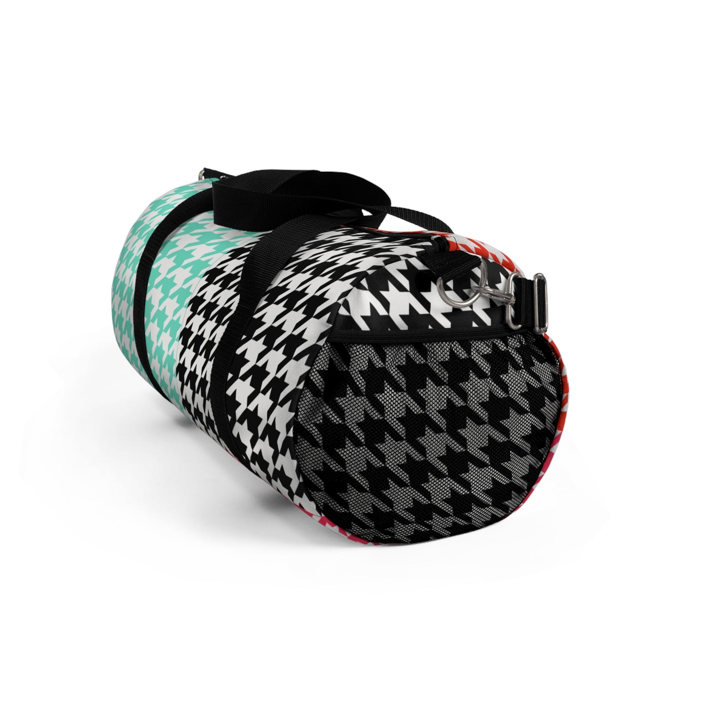 Retro Pop Houndstooth Duffel Bag