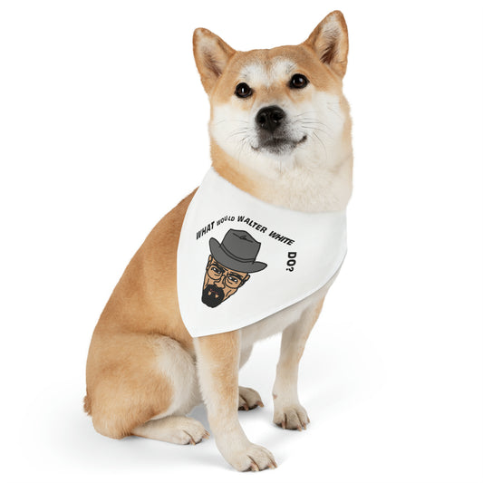 What Would Walter White Do? Pet Bandana Collar