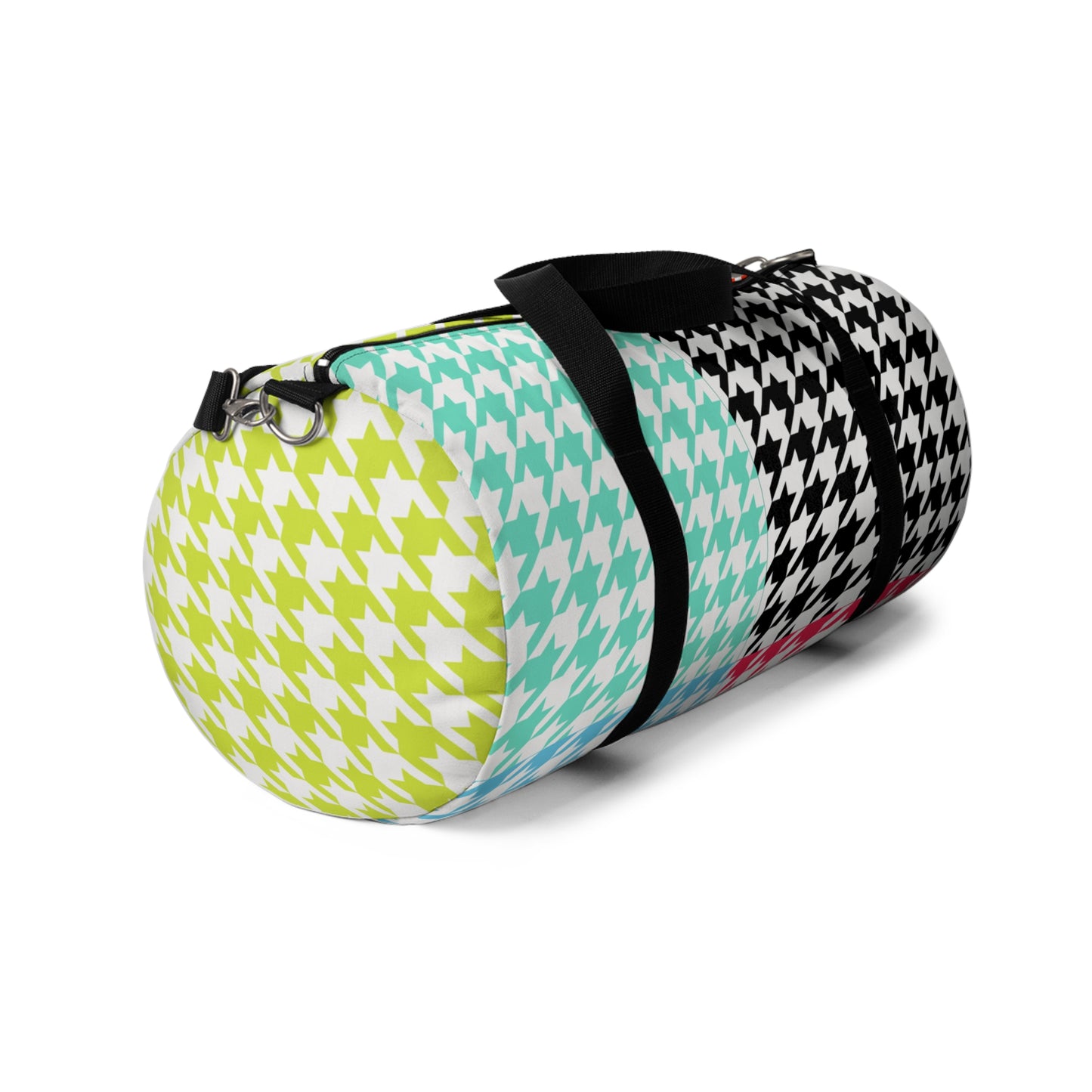 Retro Pop Houndstooth Duffel Bag