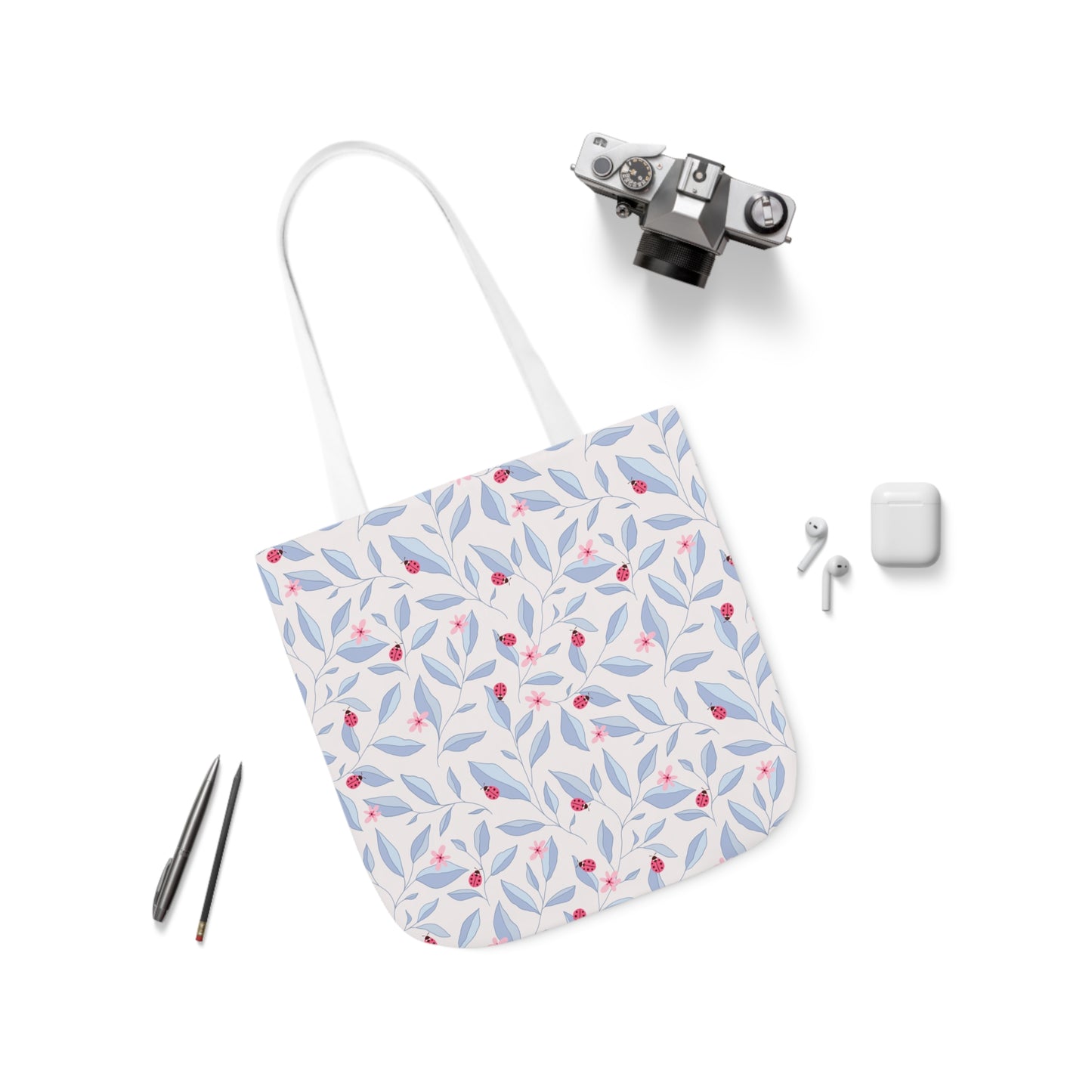 Lady Bug Garden Tote Bag