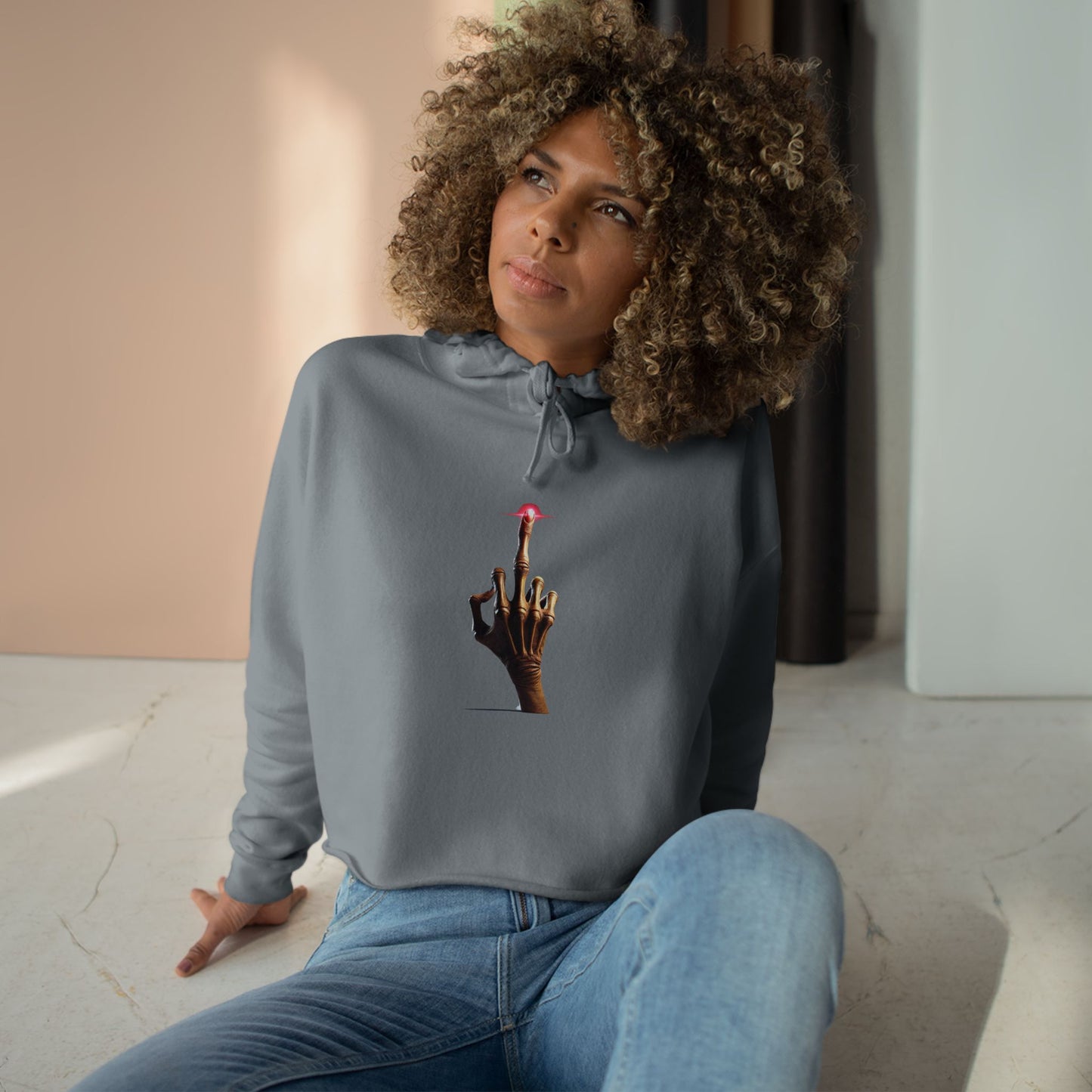 E.T. Crop Hoodie