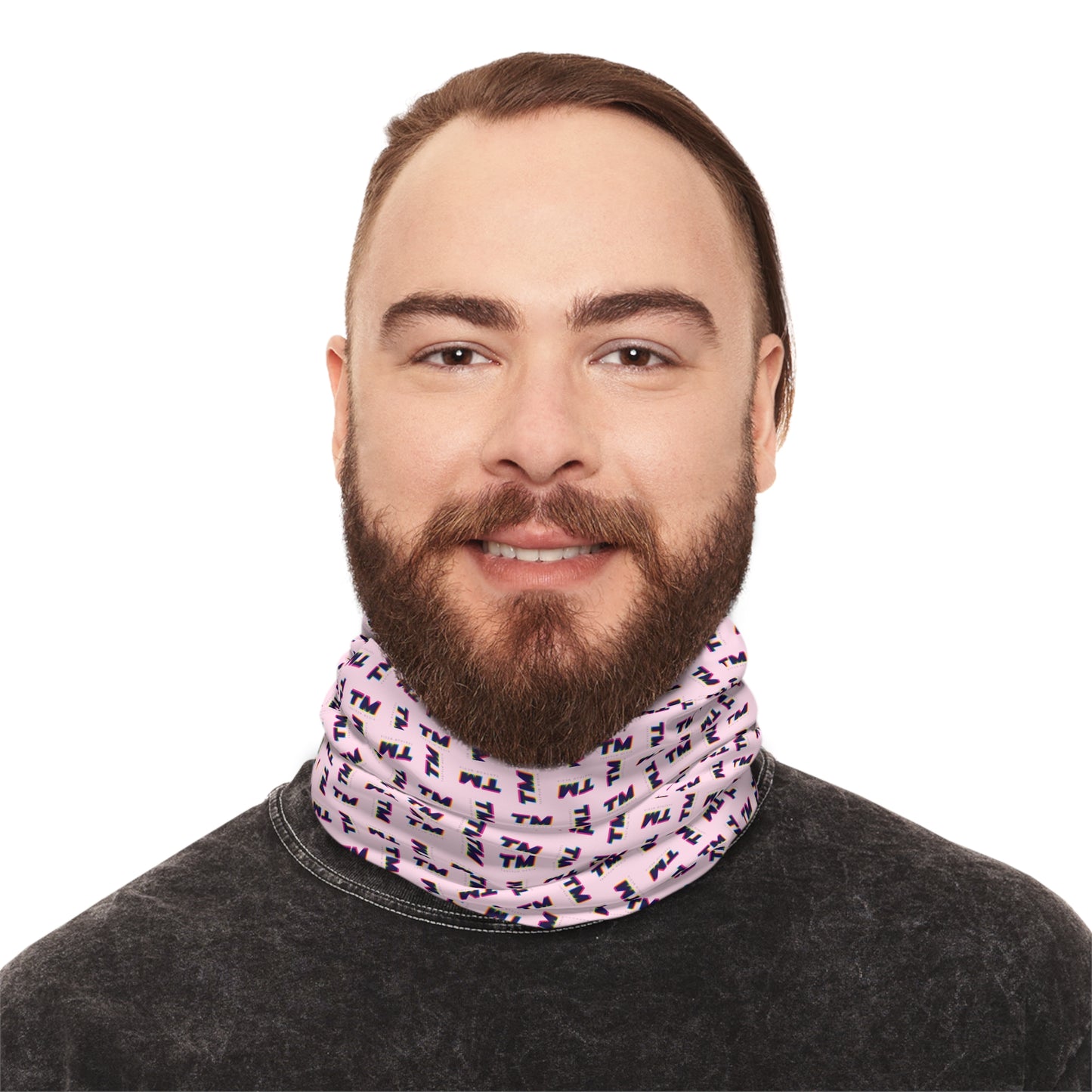 Tantrum Media Pattern - Pink Tube Scarf