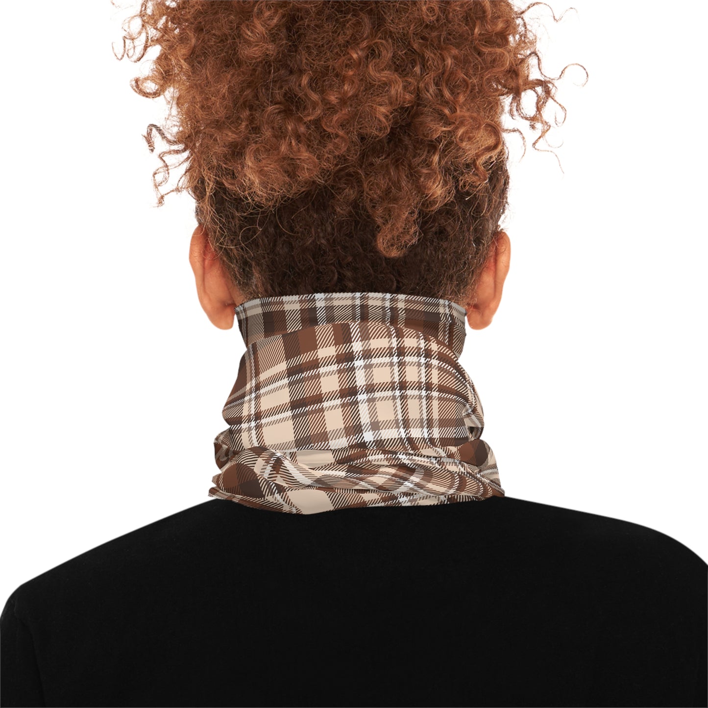 Brown Plaid Scarf