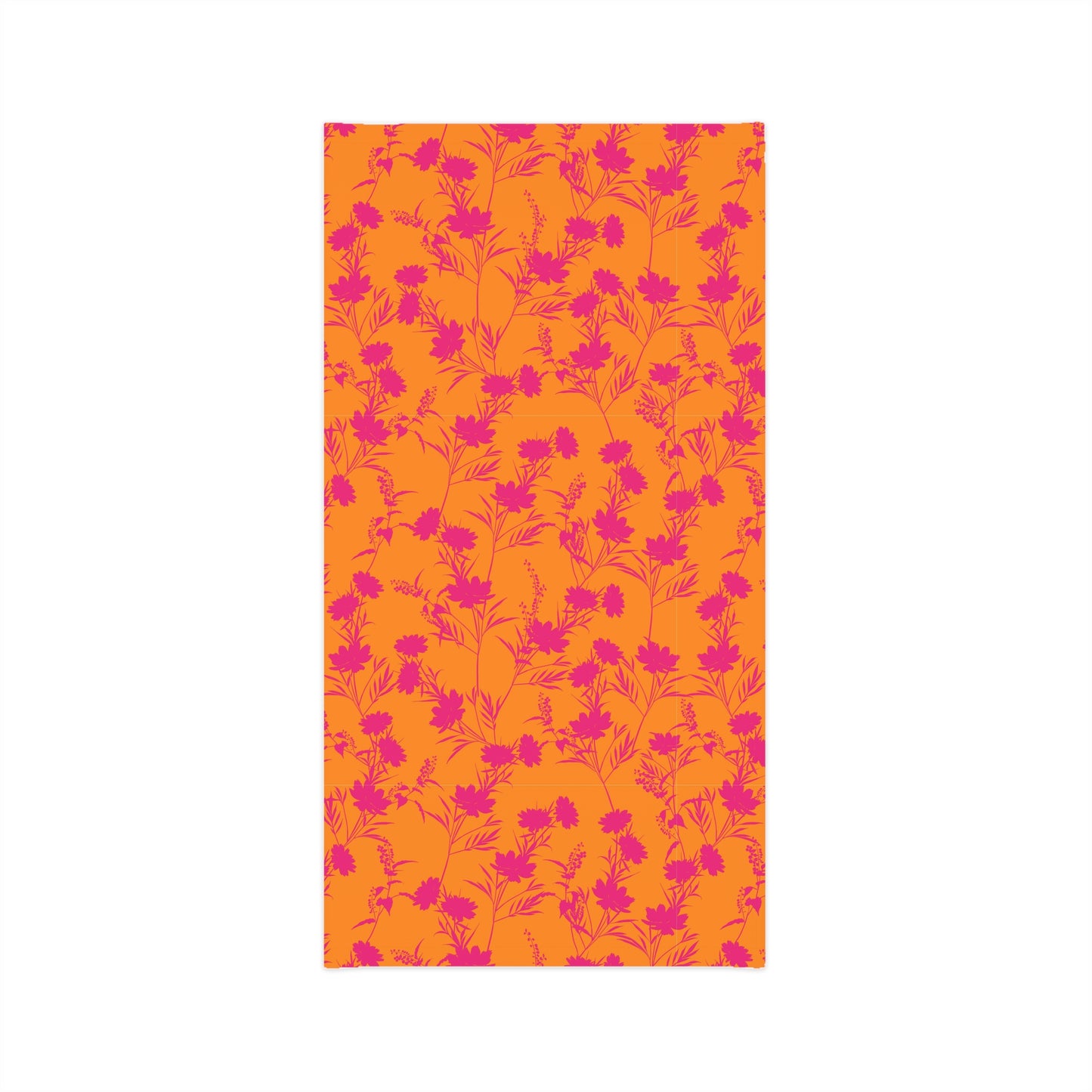 Tube Scarf - Pink and Orange Floral Pattern