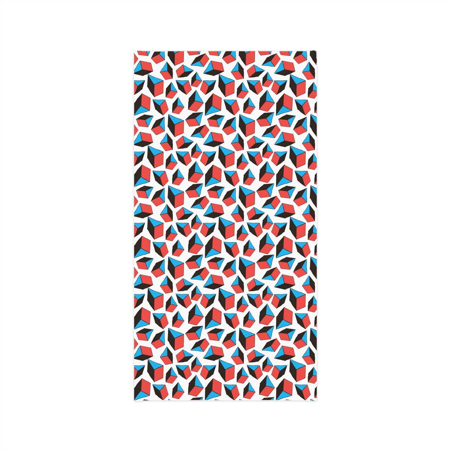 Tube Scarf - Geometric Shapes Pattern