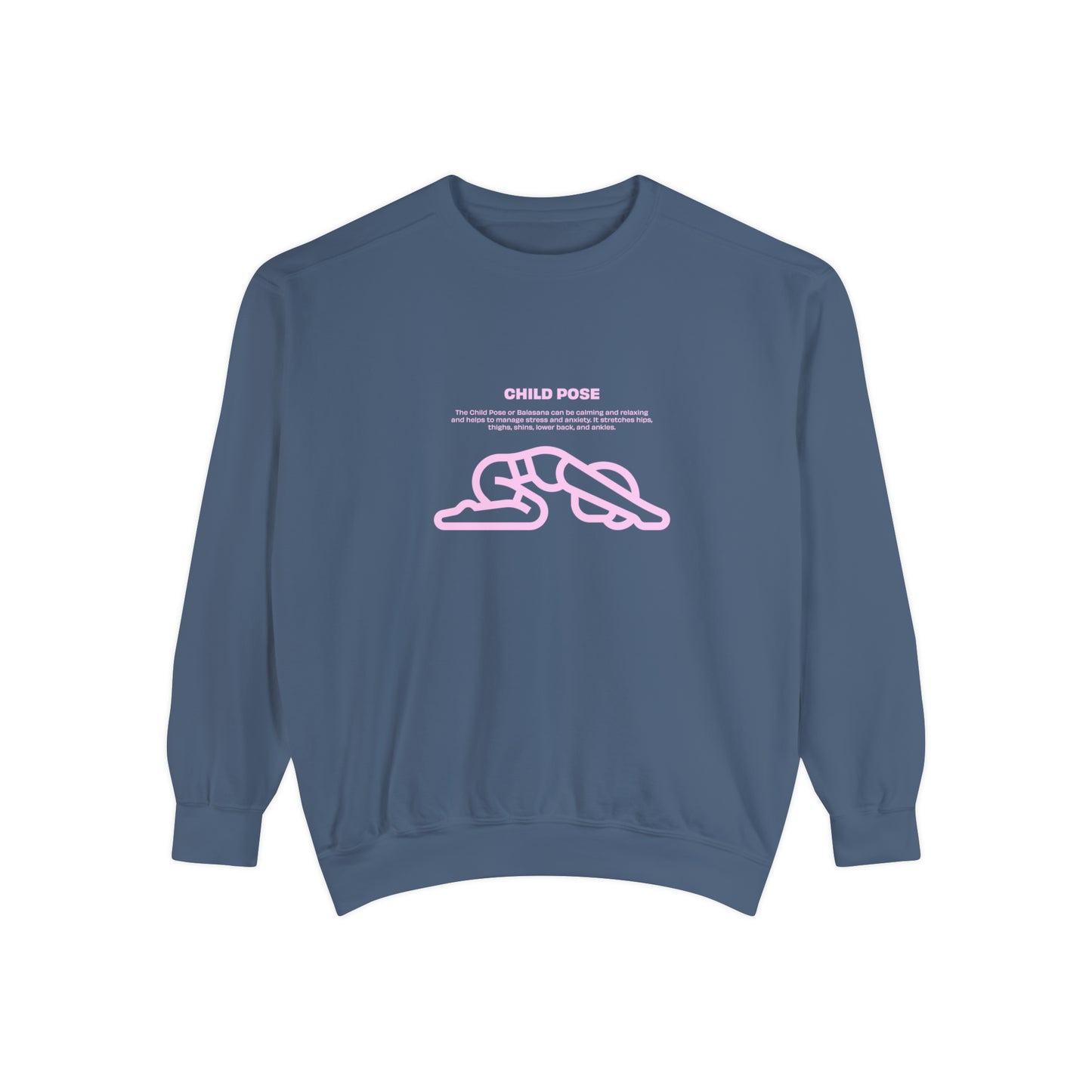 Blue Child Pose sweatshirt product image