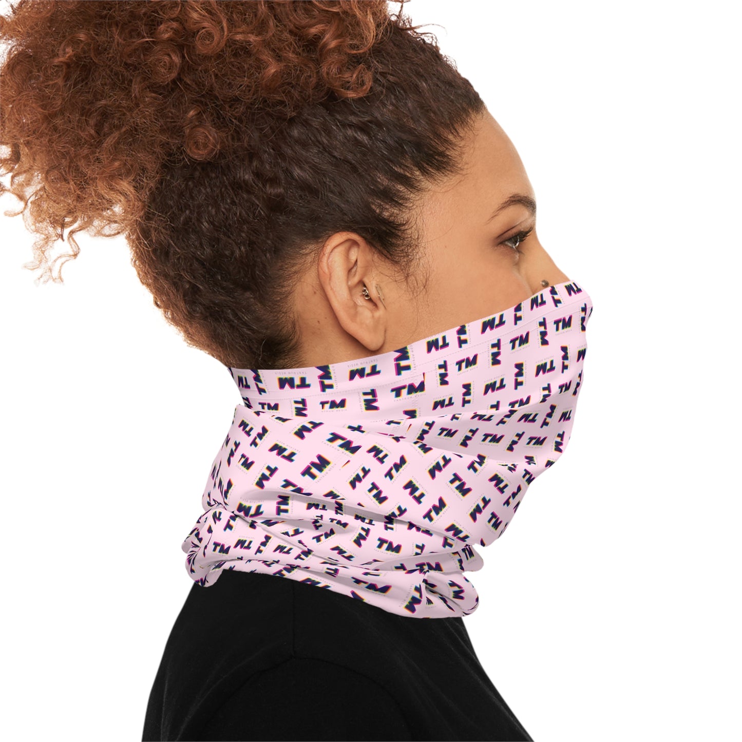 Tantrum Media Pattern - Pink Tube Scarf