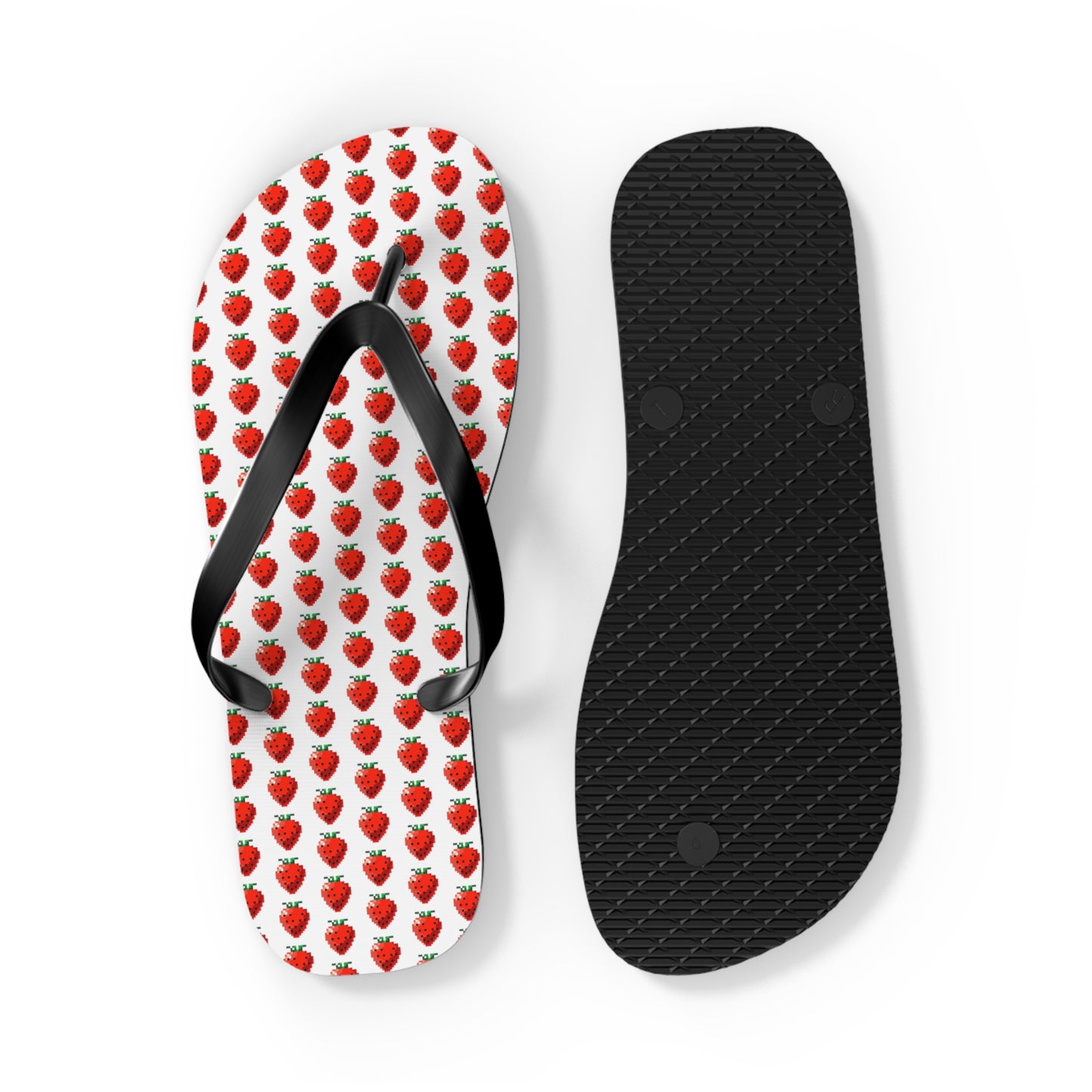 8-bit Strawberry Flip Flops