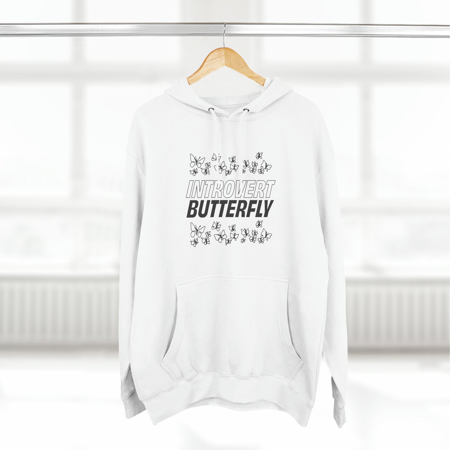 Introvert Butterfly Hoodie