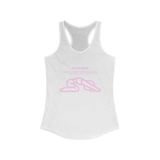 Child Pose Racerback Tank