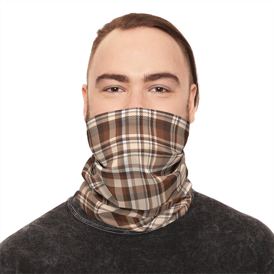 Brown Plaid Scarf
