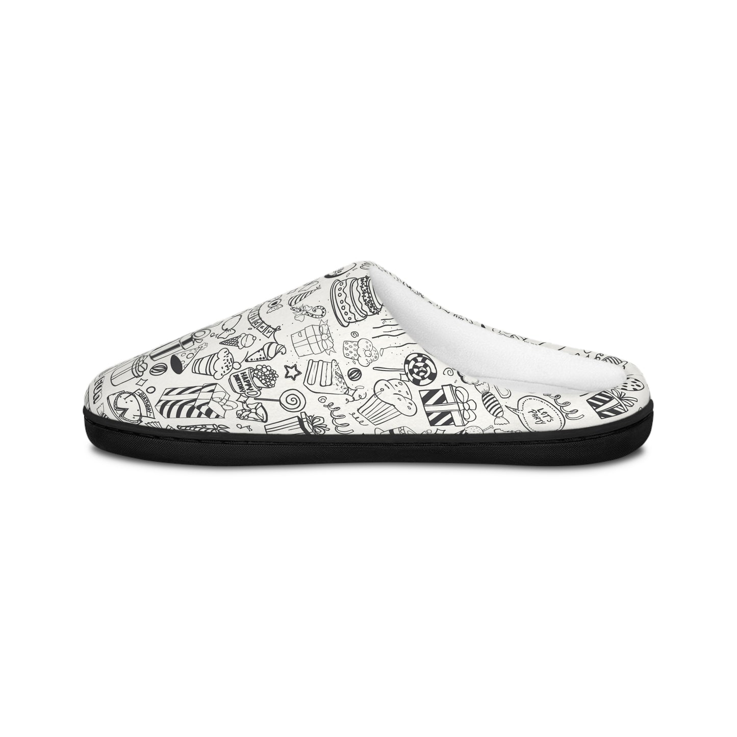 Dribbles Men’s Slippers profile view highlighting fleece lining