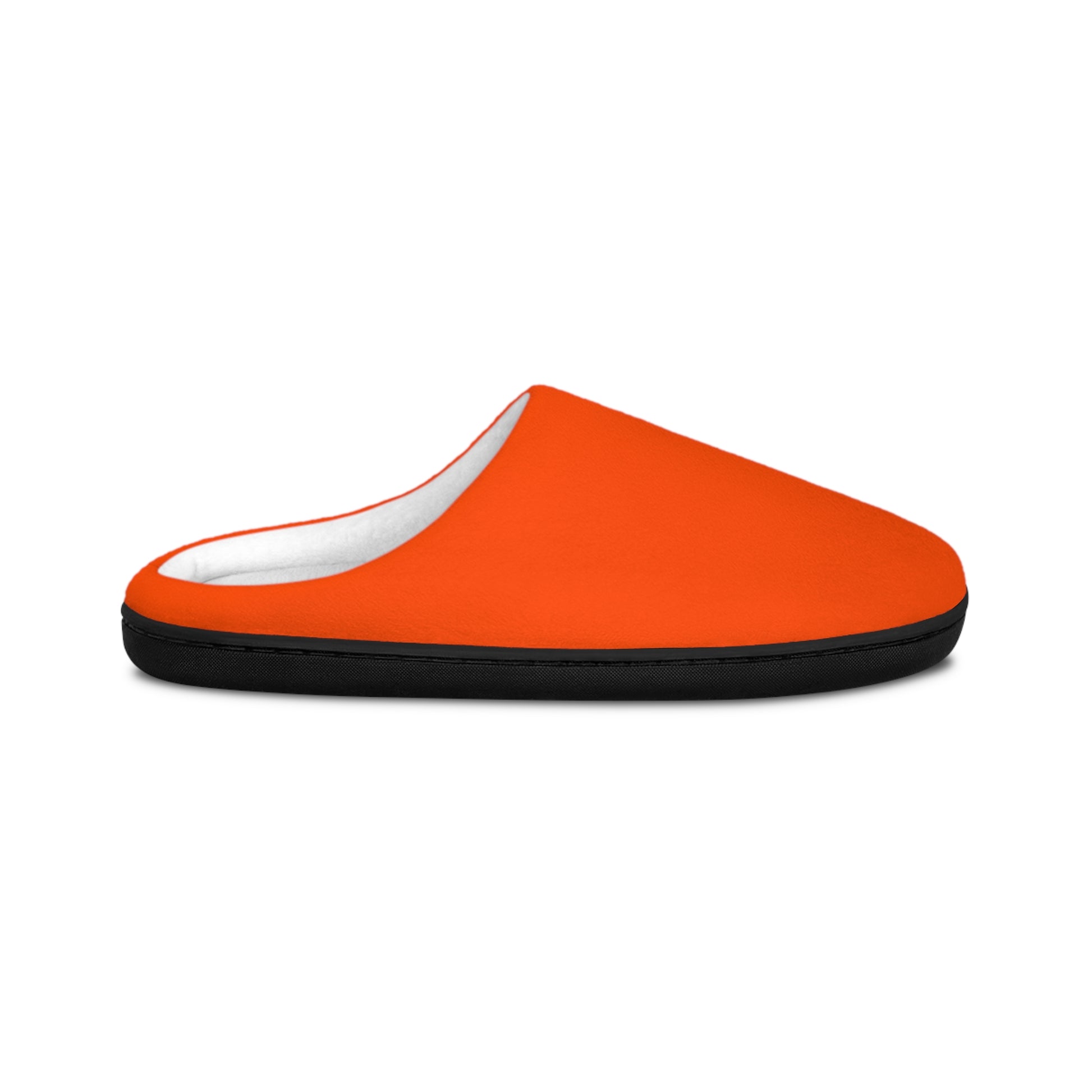 orange slipper, side view