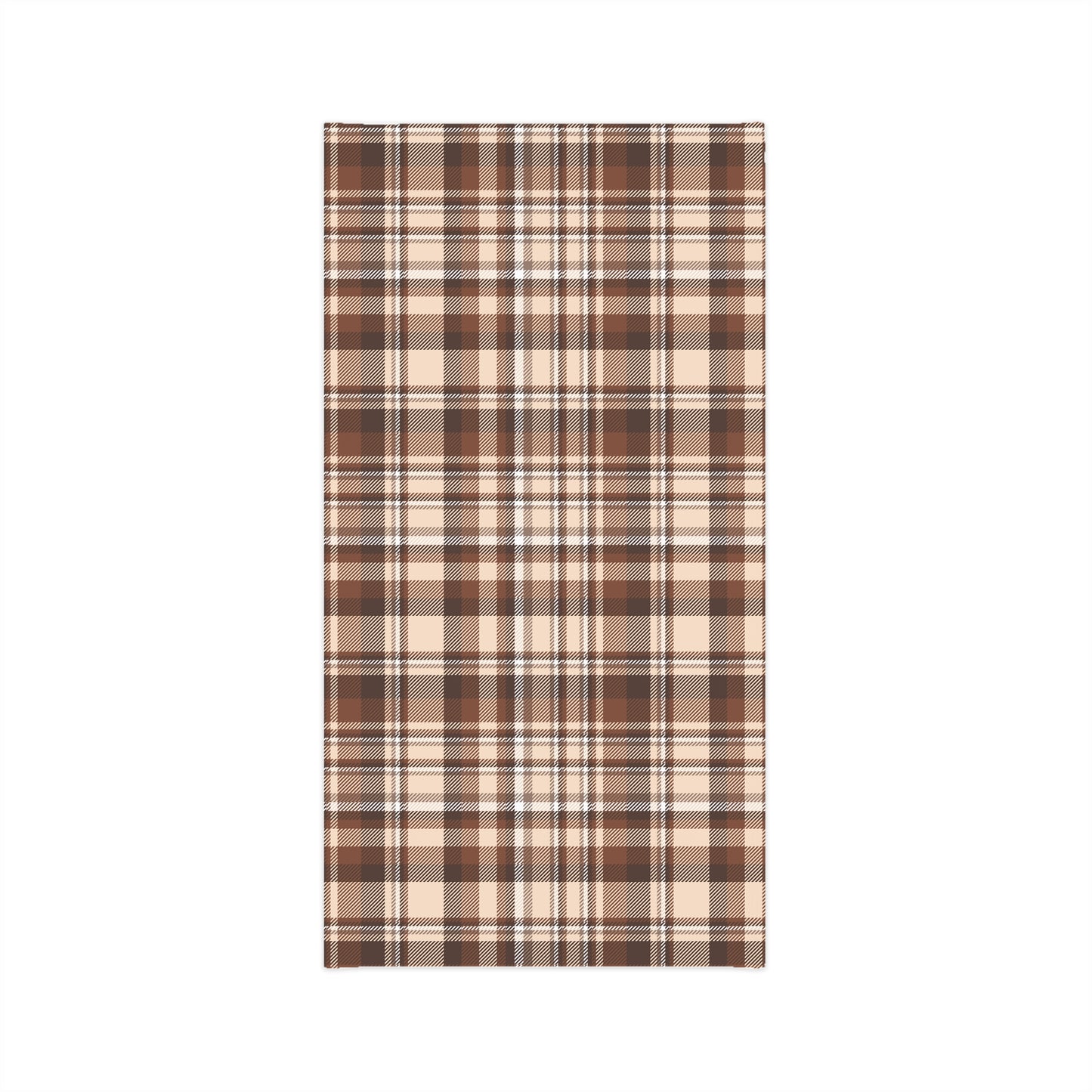 Brown Plaid Scarf