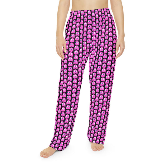 Pac-Man Pinky Ghost Women’s Pajama Pants