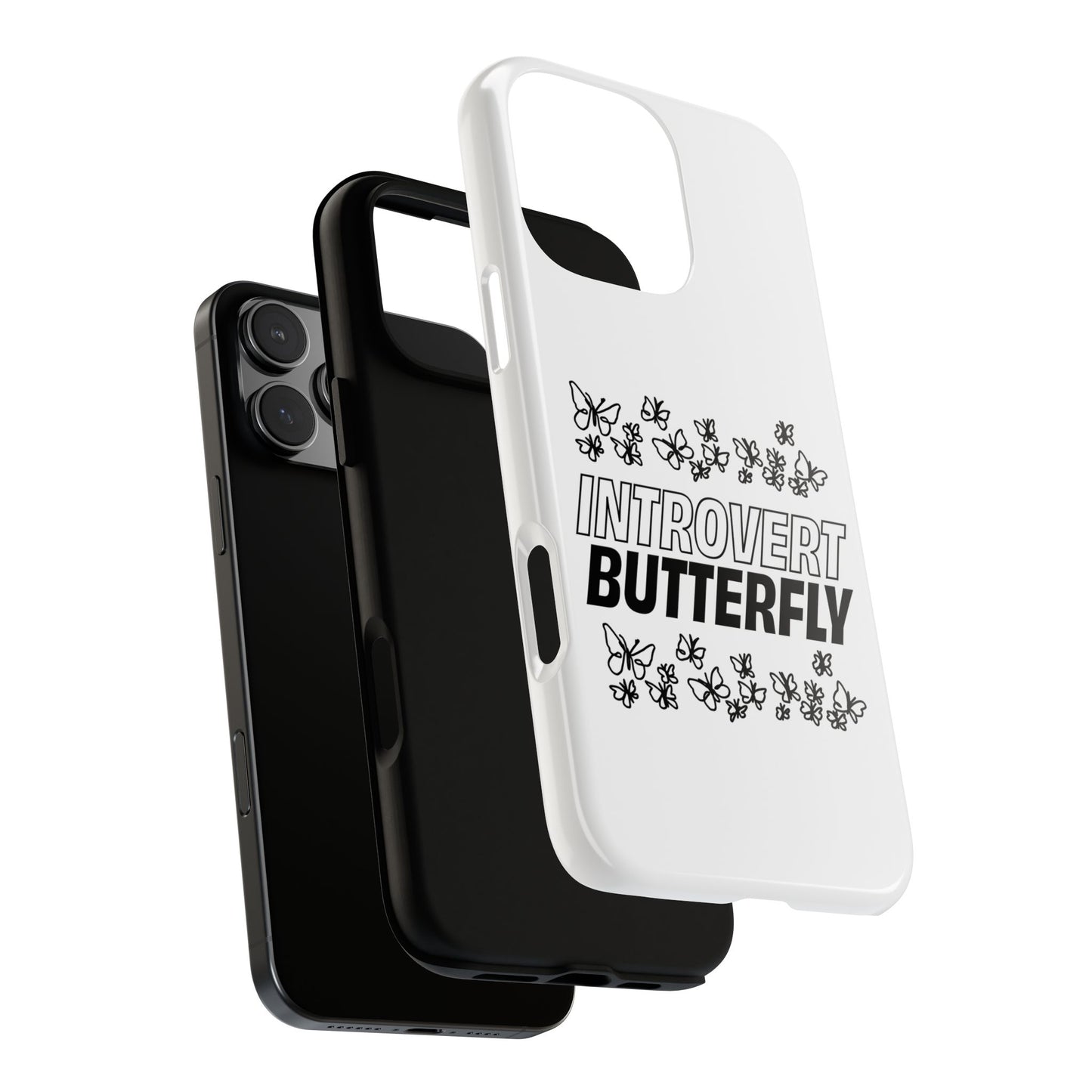 Introvert Butterfly Phone Case