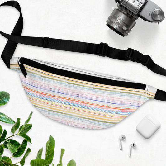 Colored Stripes Fanny Pack