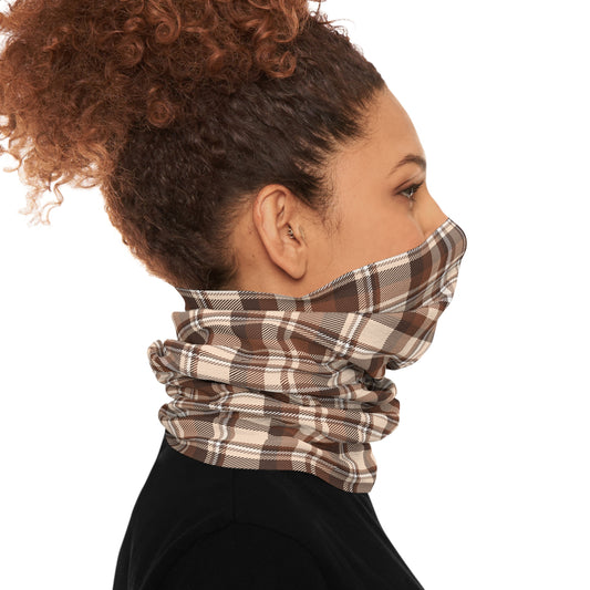 Brown Plaid Scarf