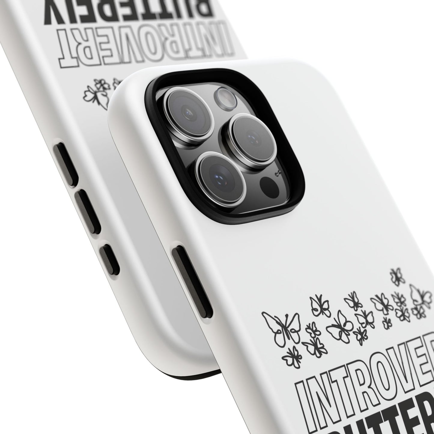 Introvert Butterfly Phone Case