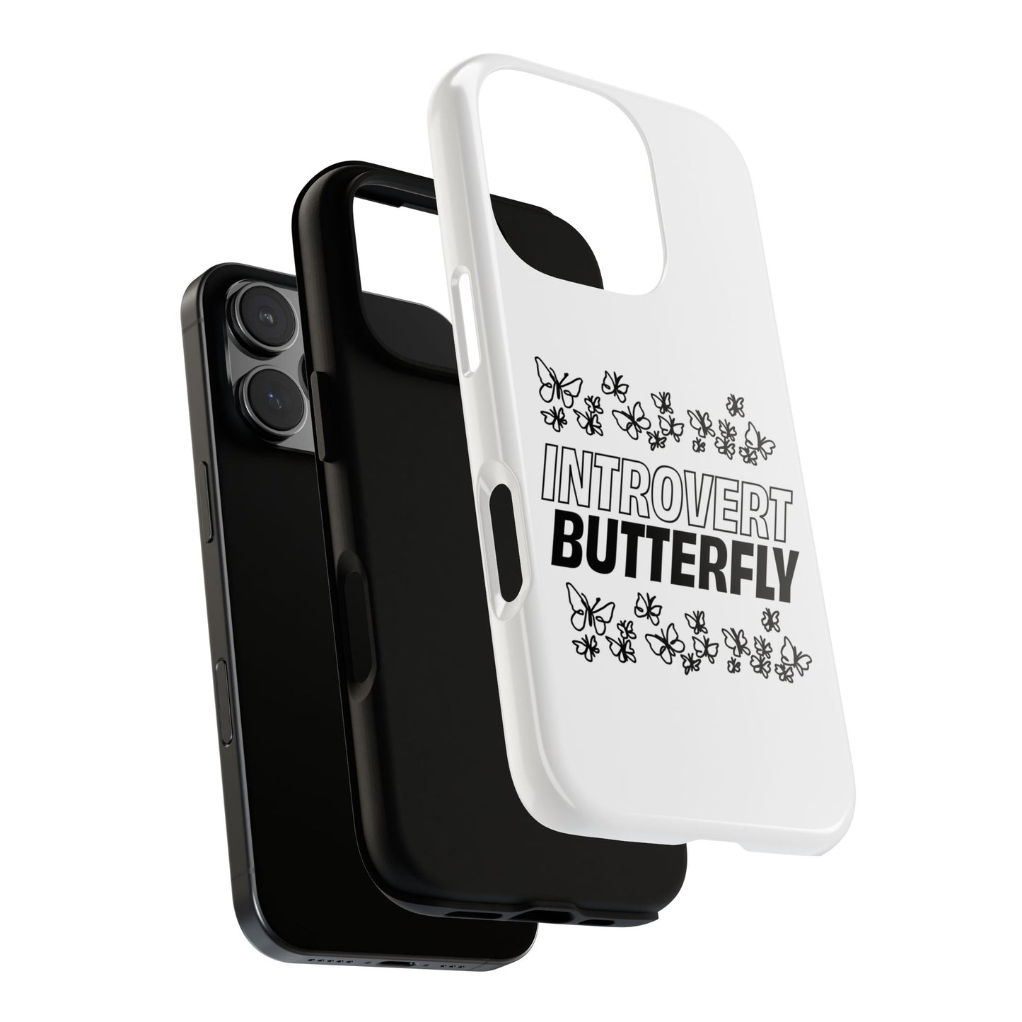 Introvert Butterfly Phone Case
